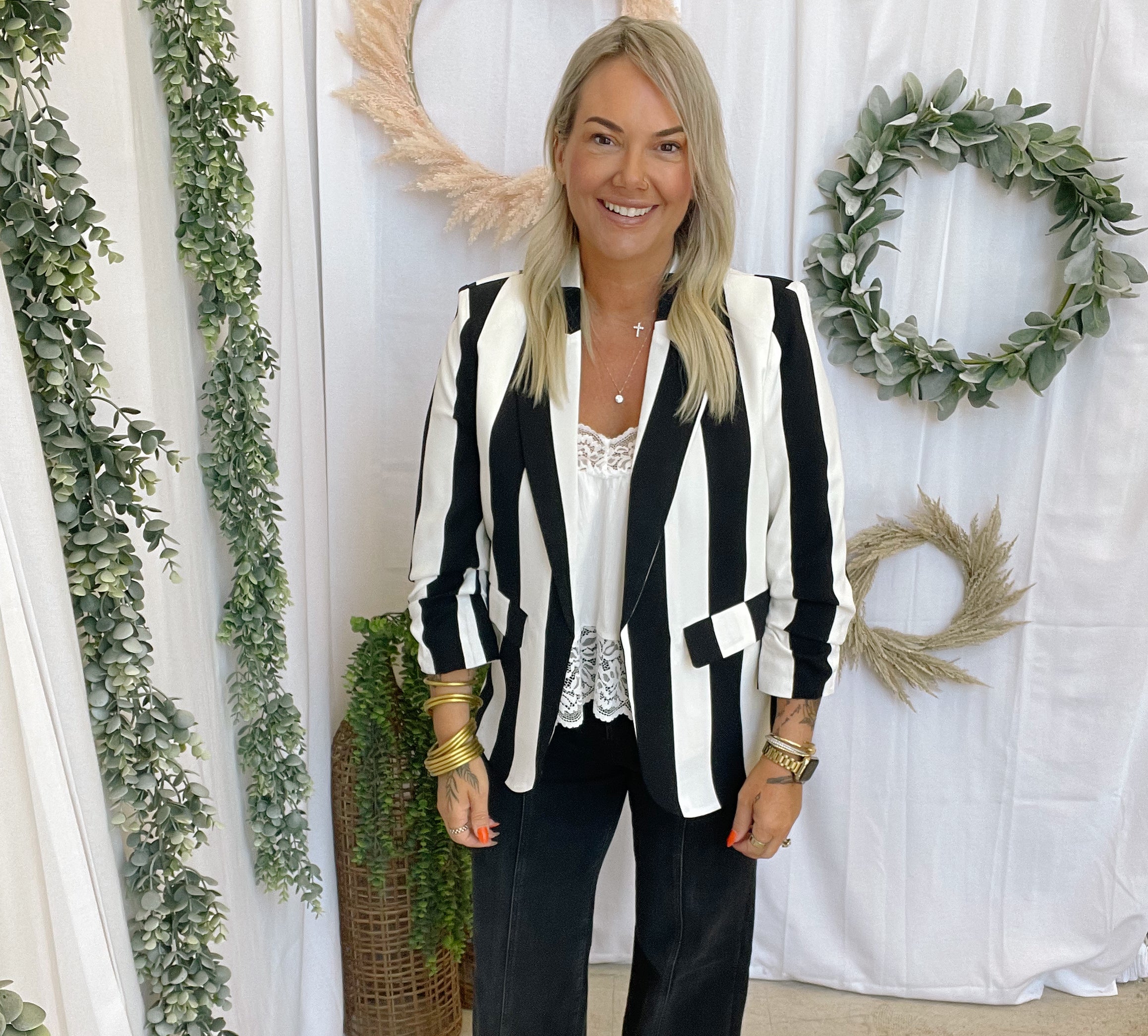 Mica Dune Black Trouser Jeans-Jeans-mica-The Silo Boutique, Women's Fashion Boutique Located in Warren and Grand Forks North Dakota