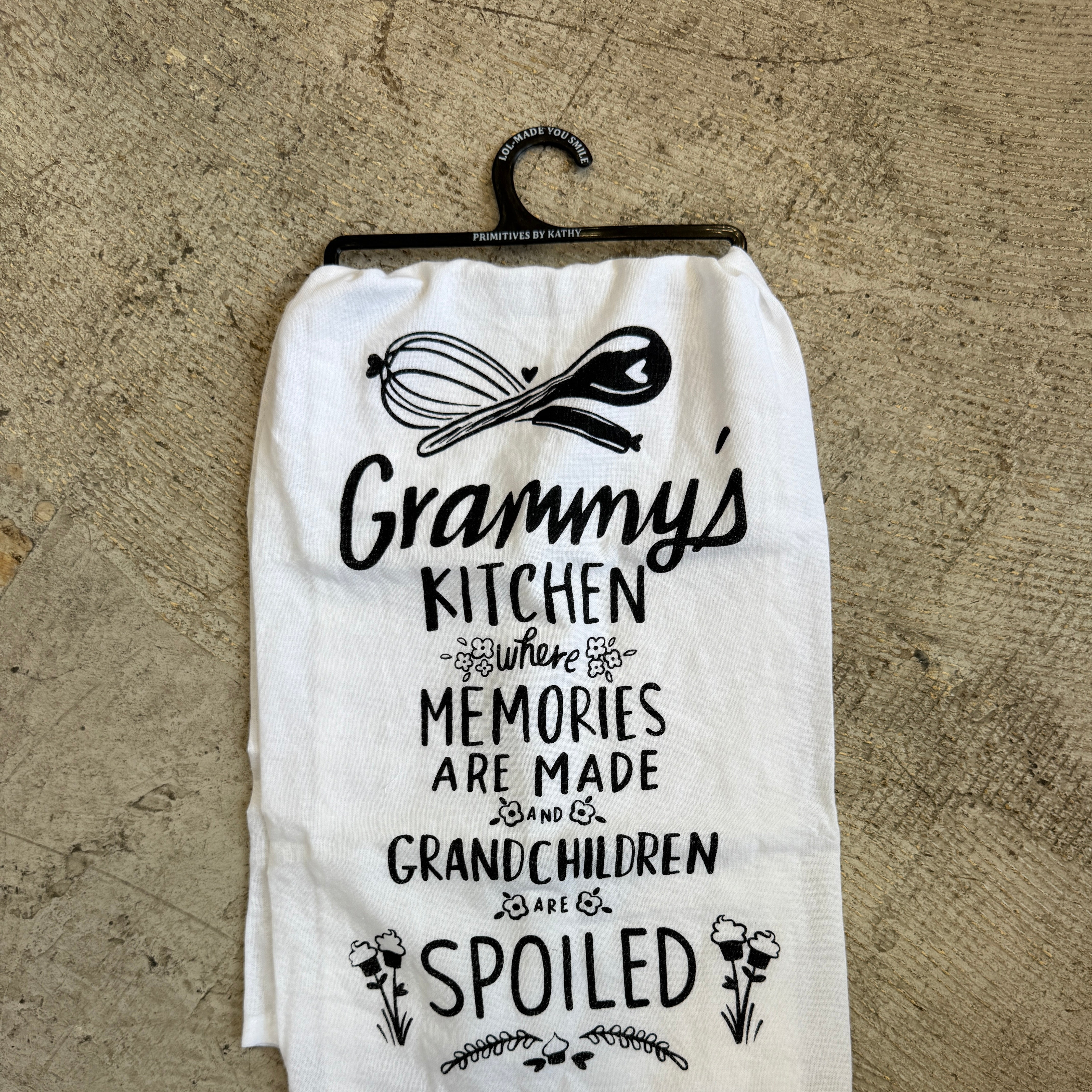 Grammy's Kitchen Tea Towel-Tea Towels-primitives-The Silo Boutique, Women's Fashion Boutique Located in Warren and Grand Forks North Dakota
