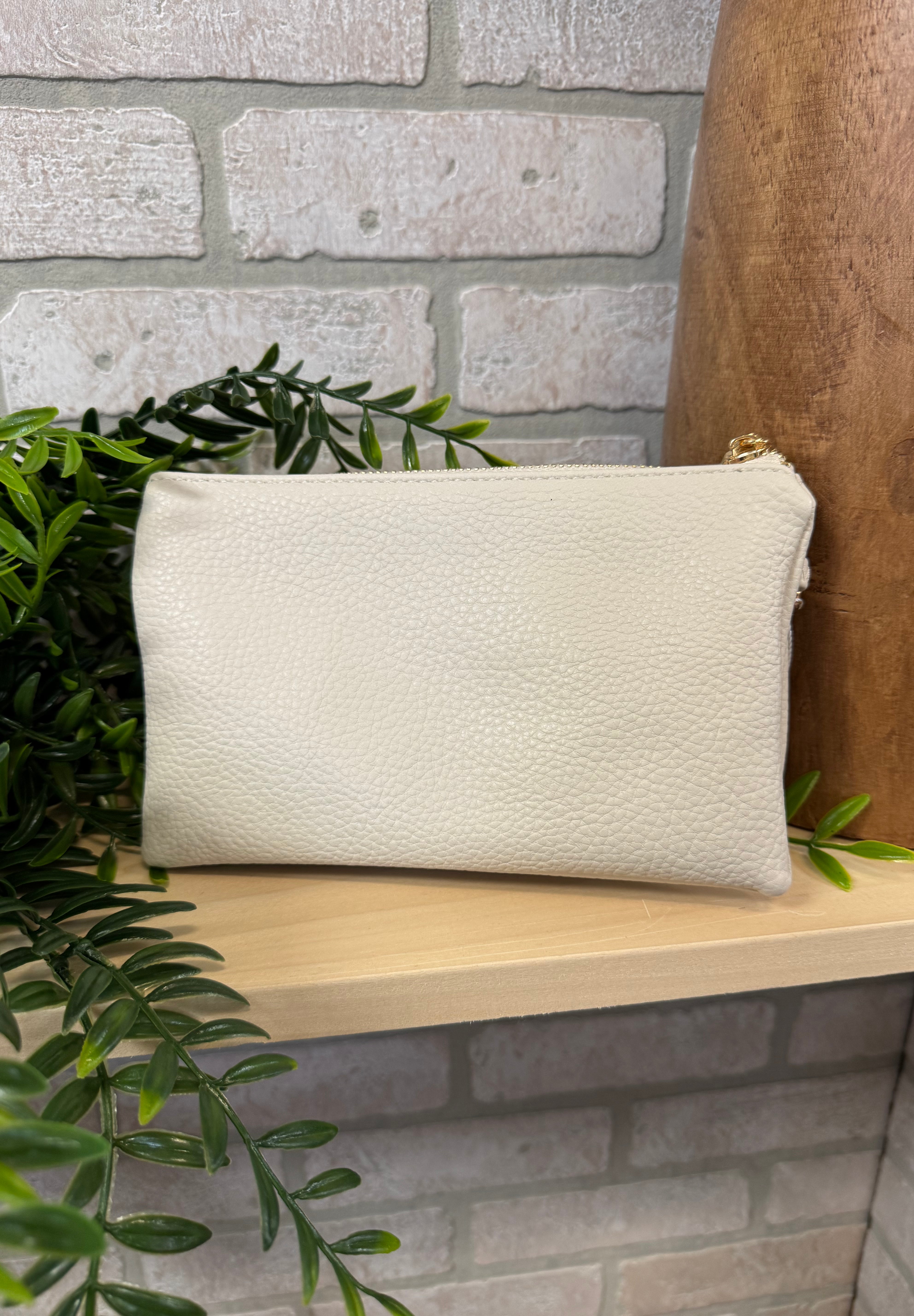 Riley 3 Compartment Crossbody/Wristlet-Crossbody Purses-Jen and Co-The Silo Boutique, Women's Fashion Boutique Located in Warren and Grand Forks North Dakota