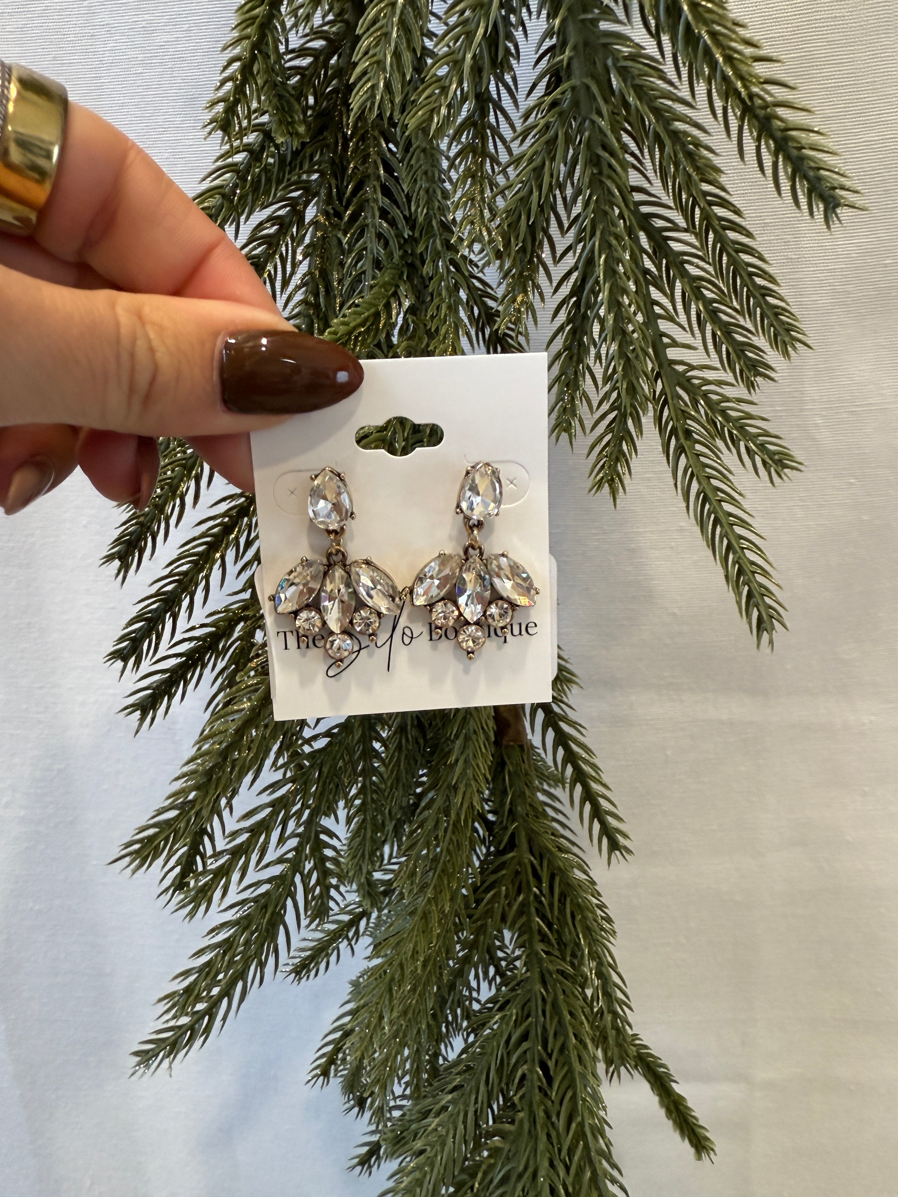 Antique Gold Earrings-Necklaces-Sensibling Corp.-The Silo Boutique, Women's Fashion Boutique Located in Warren and Grand Forks North Dakota