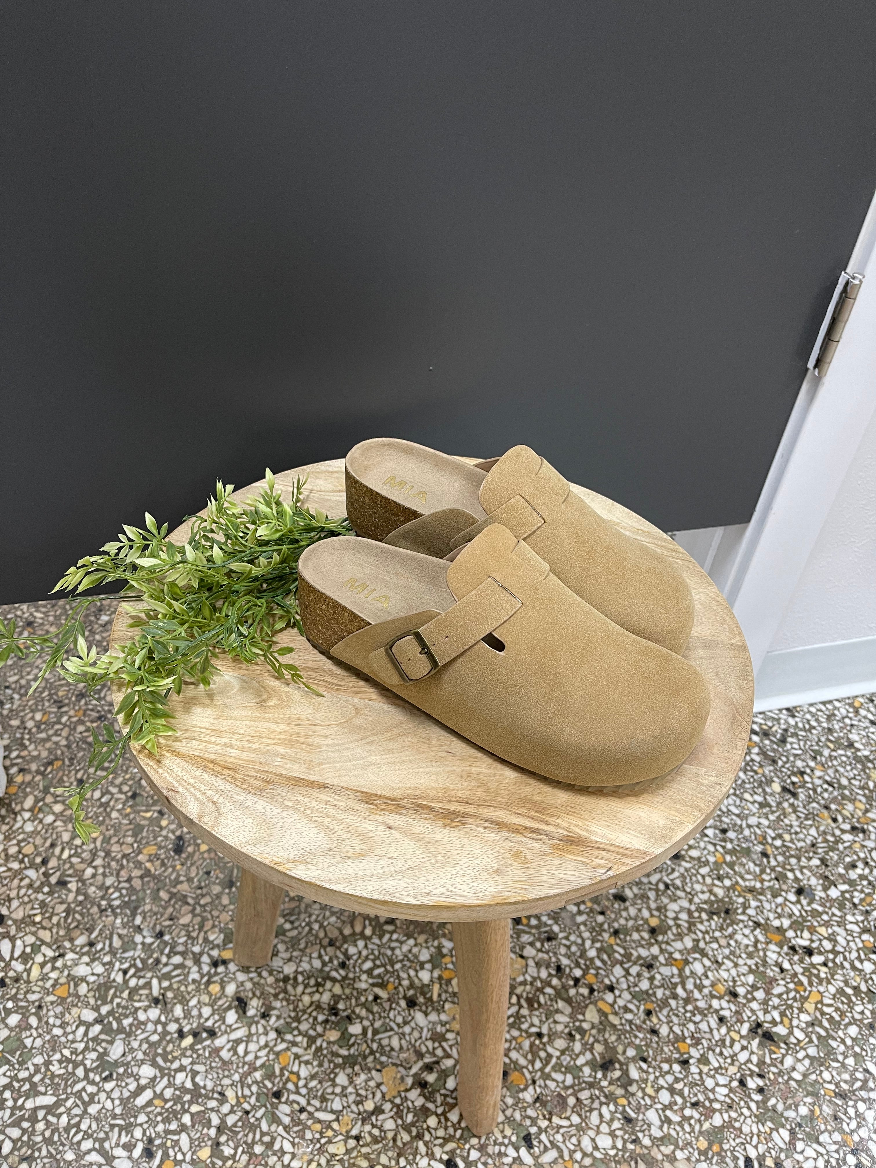 MIA Quest Taupe Clogs-Final sale-Clogs-MIA-The Silo Boutique, Women's Fashion Boutique Located in Warren and Grand Forks North Dakota