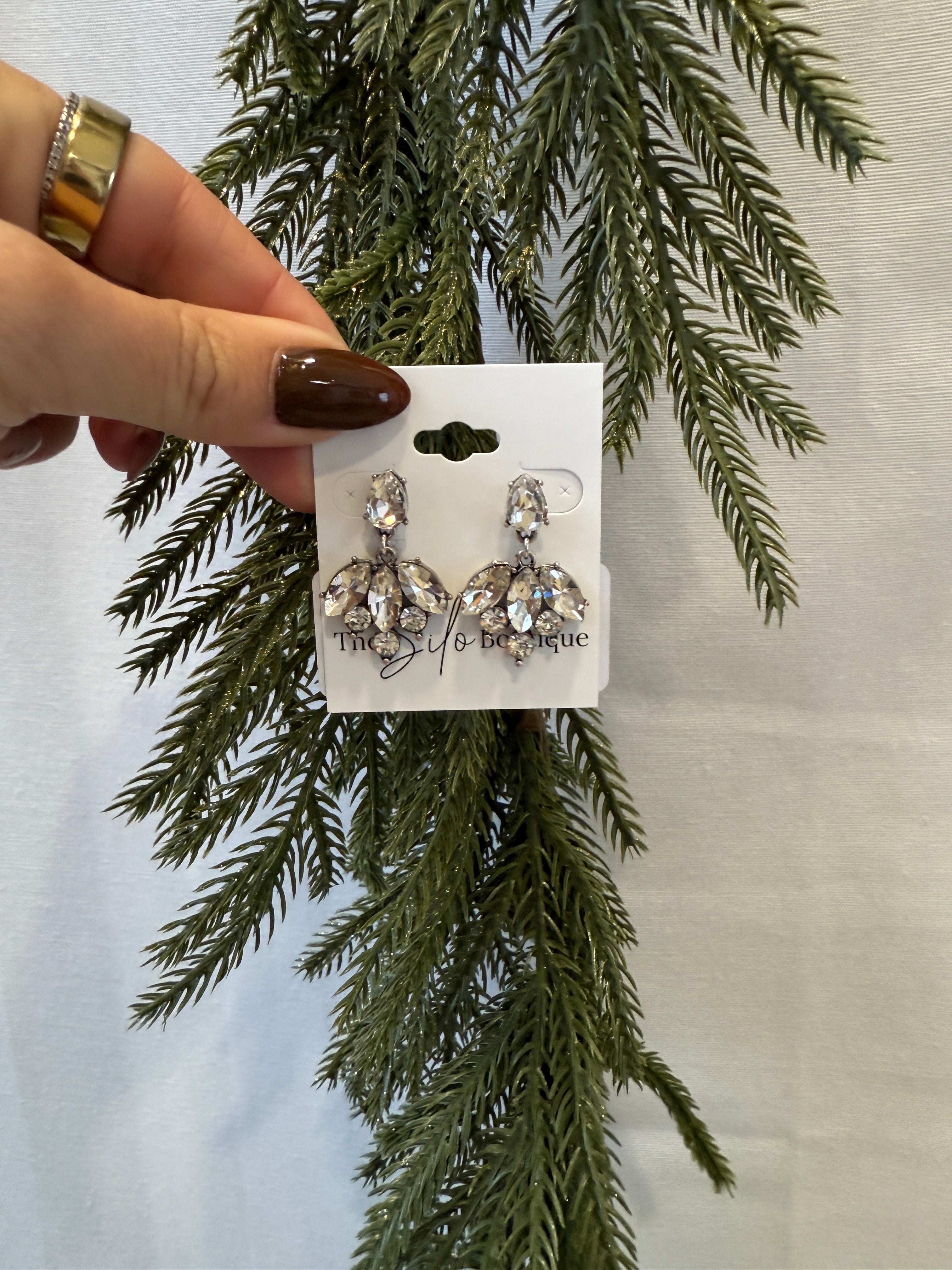 Antique Silver Earrings-Necklaces-Sensibling Corp.-The Silo Boutique, Women's Fashion Boutique Located in Warren and Grand Forks North Dakota