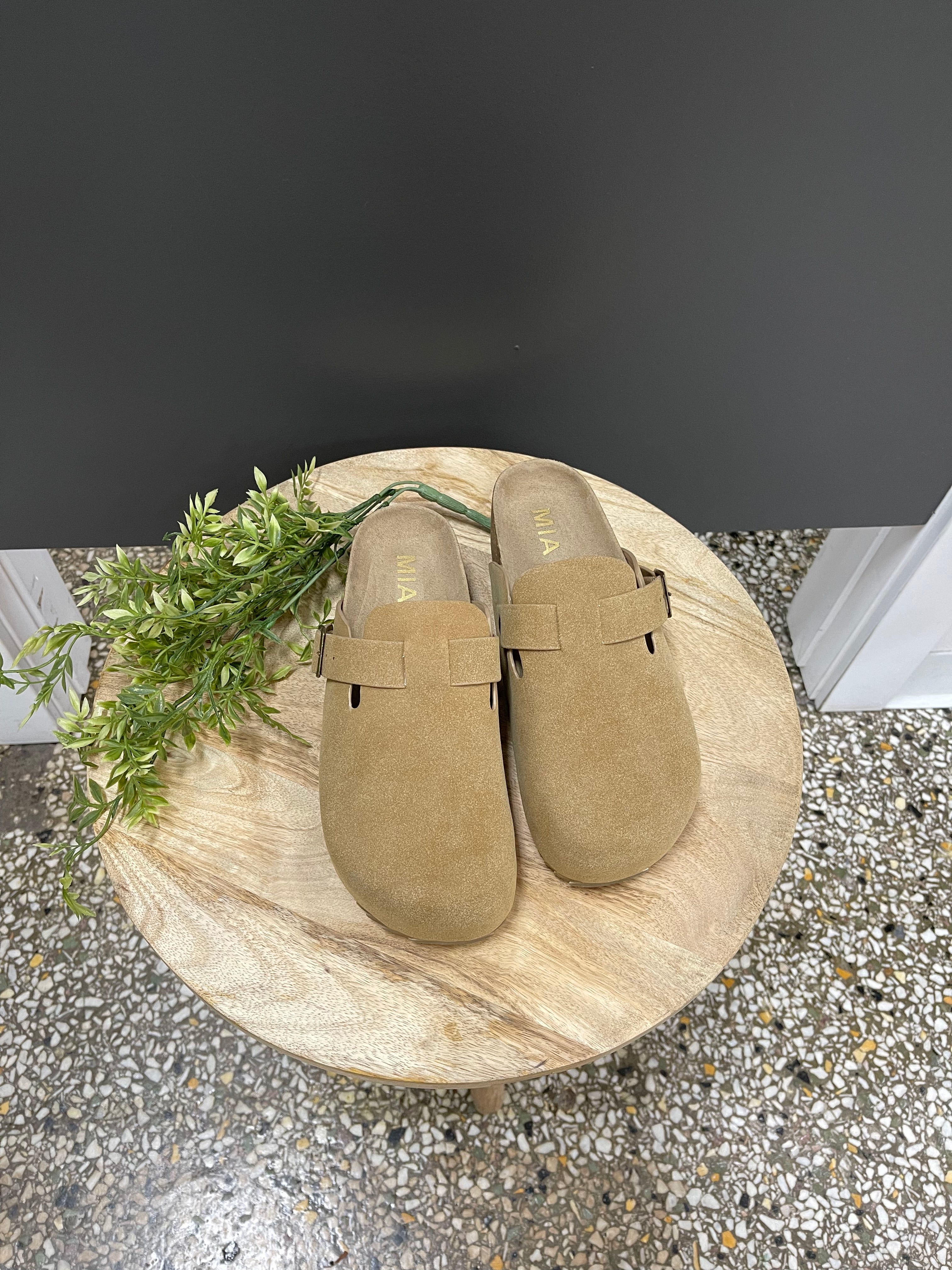 MIA Quest Taupe Clogs-Final sale-Clogs-MIA-The Silo Boutique, Women's Fashion Boutique Located in Warren and Grand Forks North Dakota