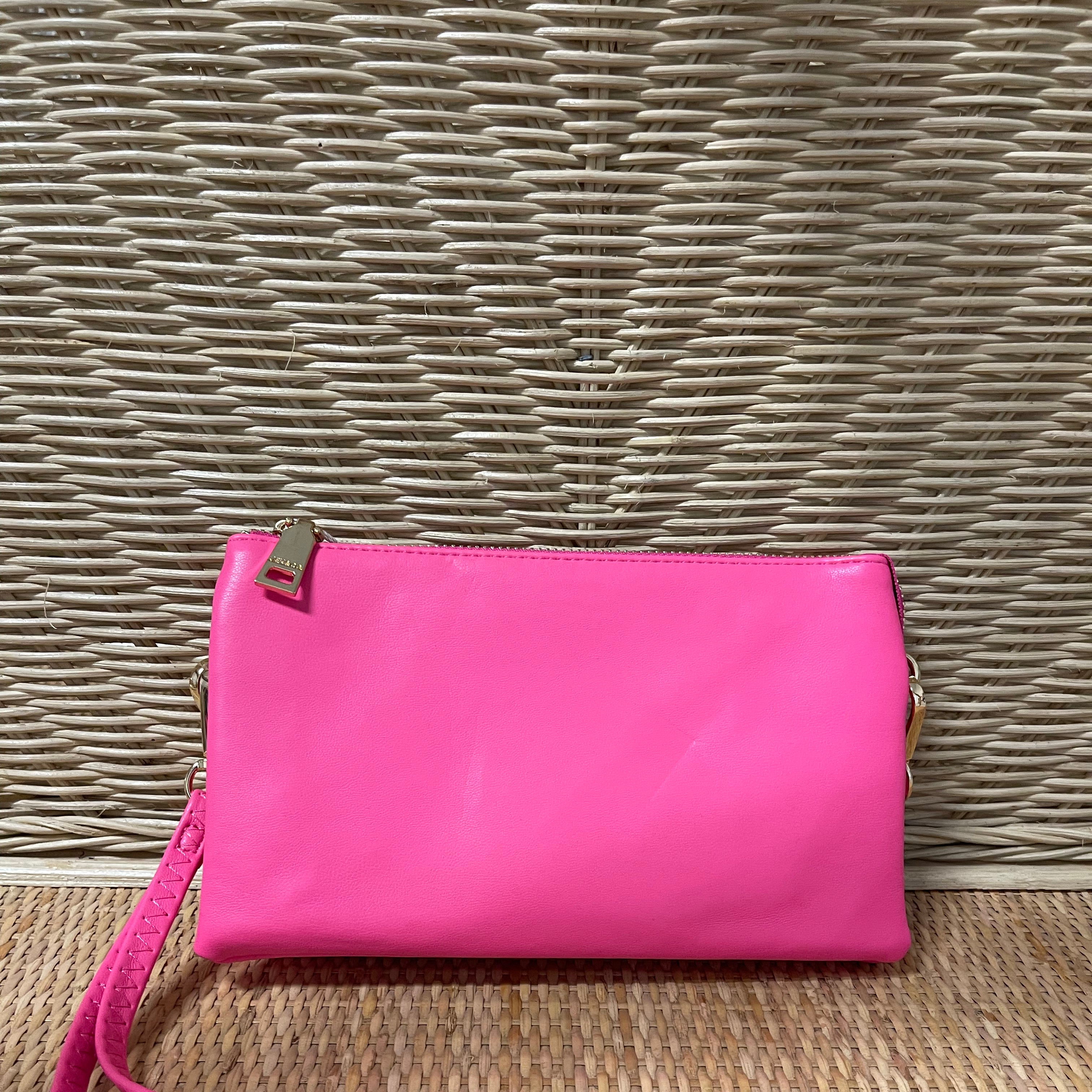 Riley 3 Compartment Crossbody/Wristlet-Crossbody Purses-Jen and Co-The Silo Boutique, Women's Fashion Boutique Located in Warren and Grand Forks North Dakota