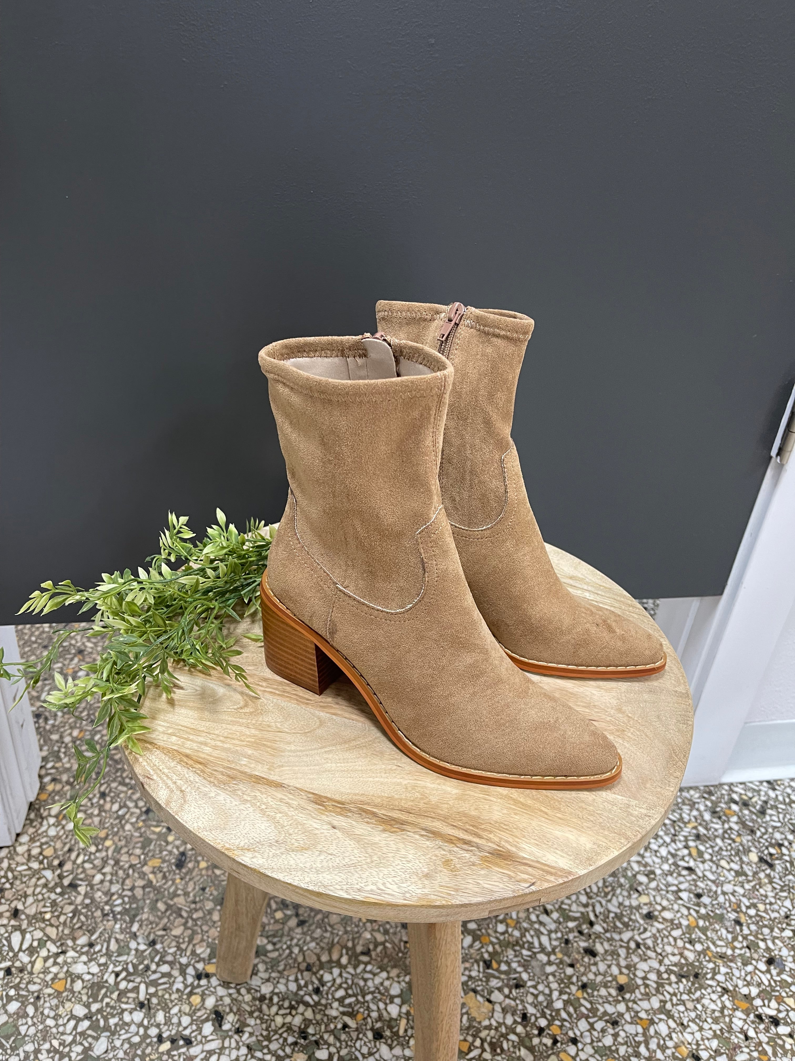 Oasis Society Vienna Boot-Latte-Final sale-Boots-oasis society-The Silo Boutique, Women's Fashion Boutique Located in Warren and Grand Forks North Dakota