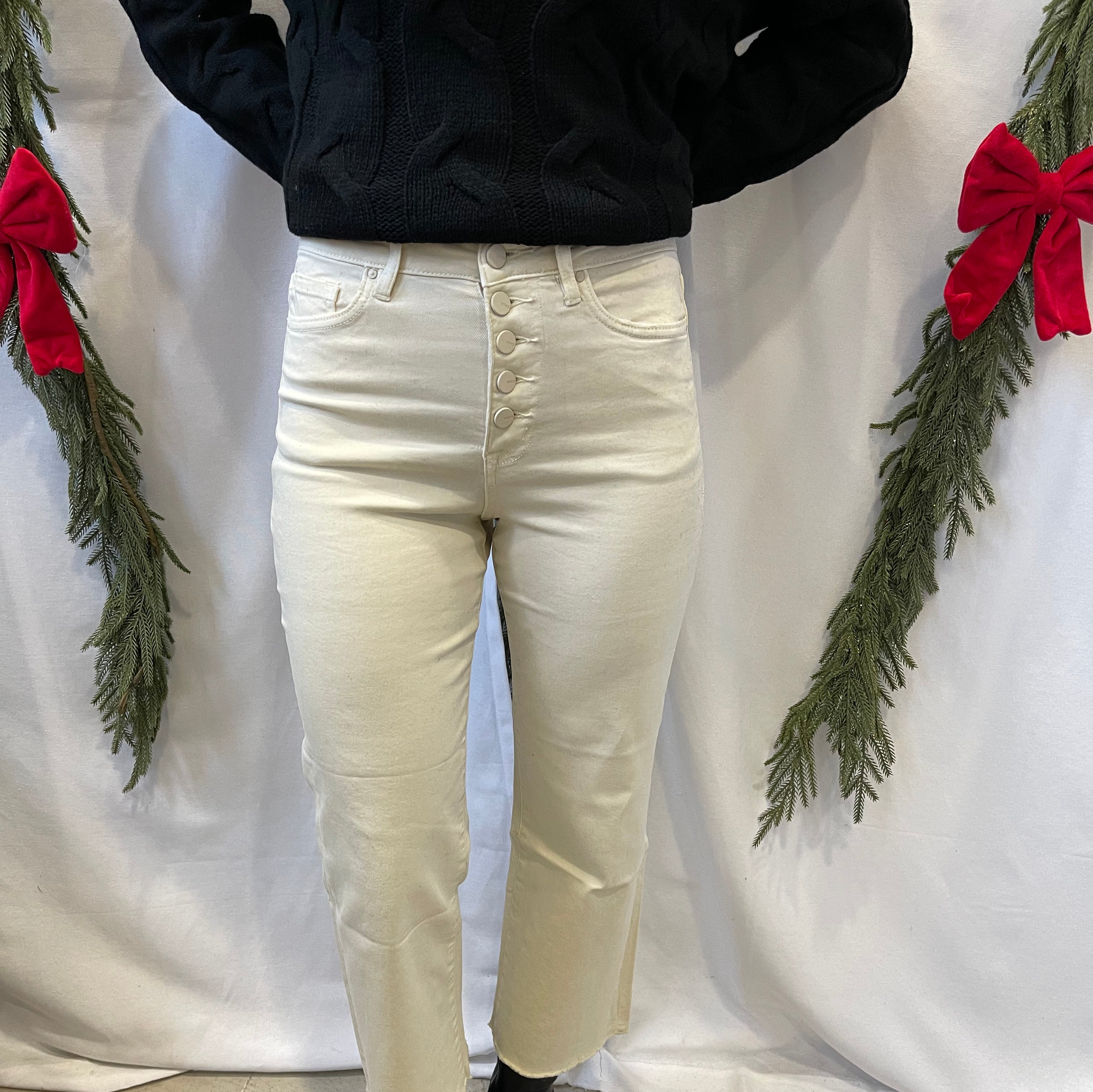 Mica Whitecap Chromatic Crop Jean-Jeans-mica-The Silo Boutique, Women's Fashion Boutique Located in Warren and Grand Forks North Dakota