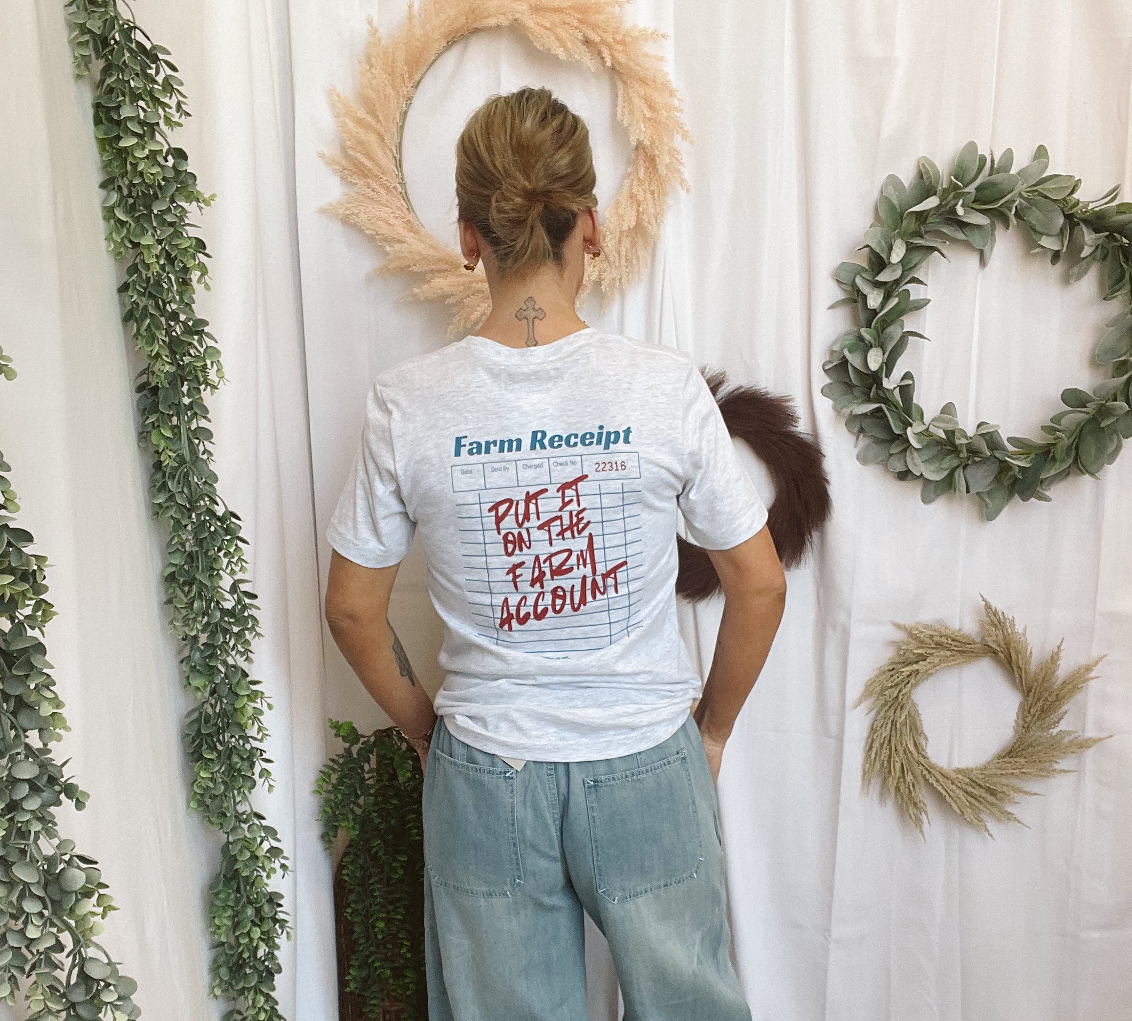 Put It On the Farm Account Tee-Graphic Tees-faire-The Silo Boutique, Women's Fashion Boutique Located in Warren and Grand Forks North Dakota