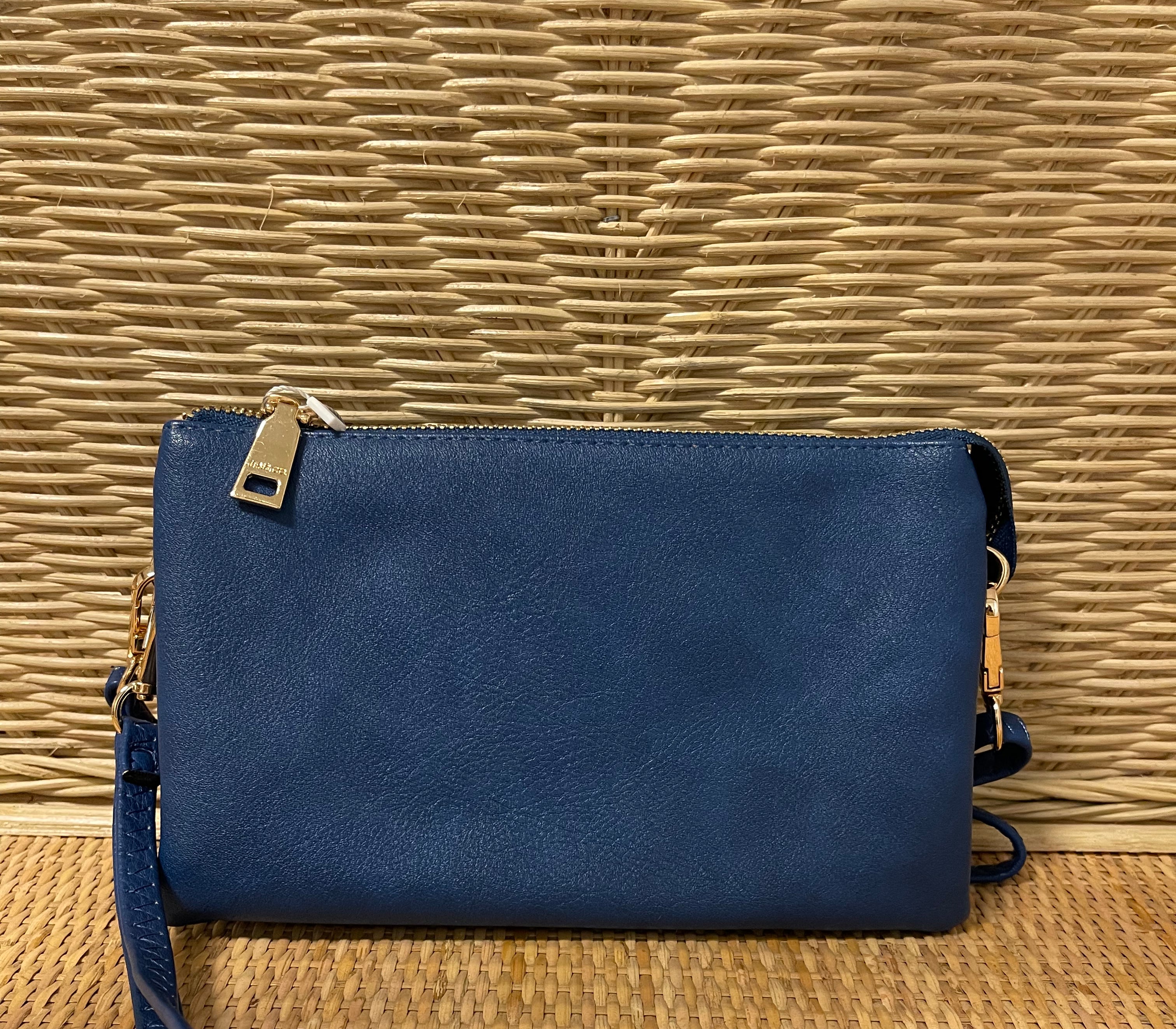 Riley 3 Compartment Crossbody/Wristlet-Crossbody Purses-Jen and Co-The Silo Boutique, Women's Fashion Boutique Located in Warren and Grand Forks North Dakota