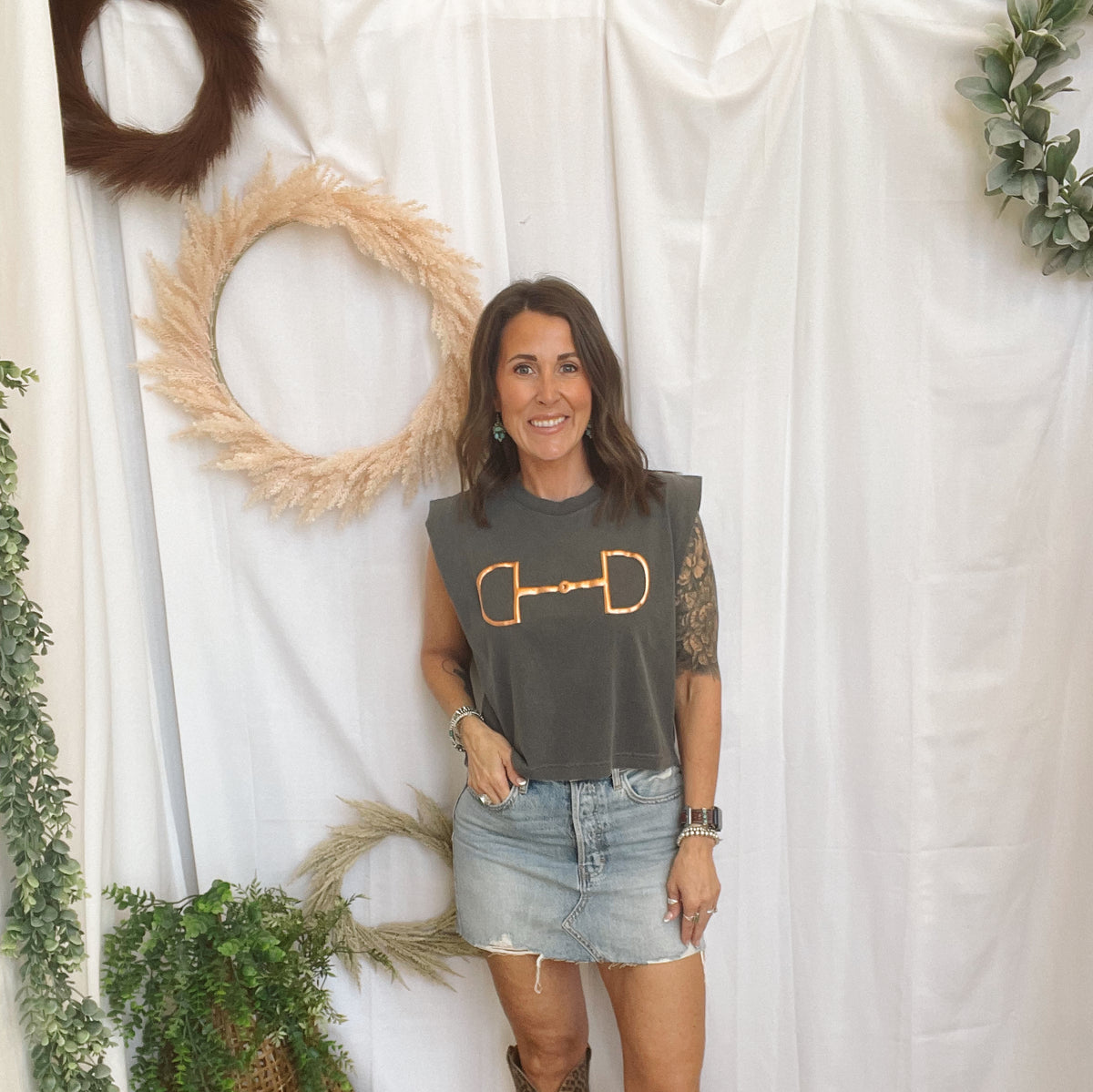 Pepper Bit Tank-Tank Tops-Summer Tees-The Silo Boutique, Women's Fashion Boutique Located in Warren and Grand Forks North Dakota