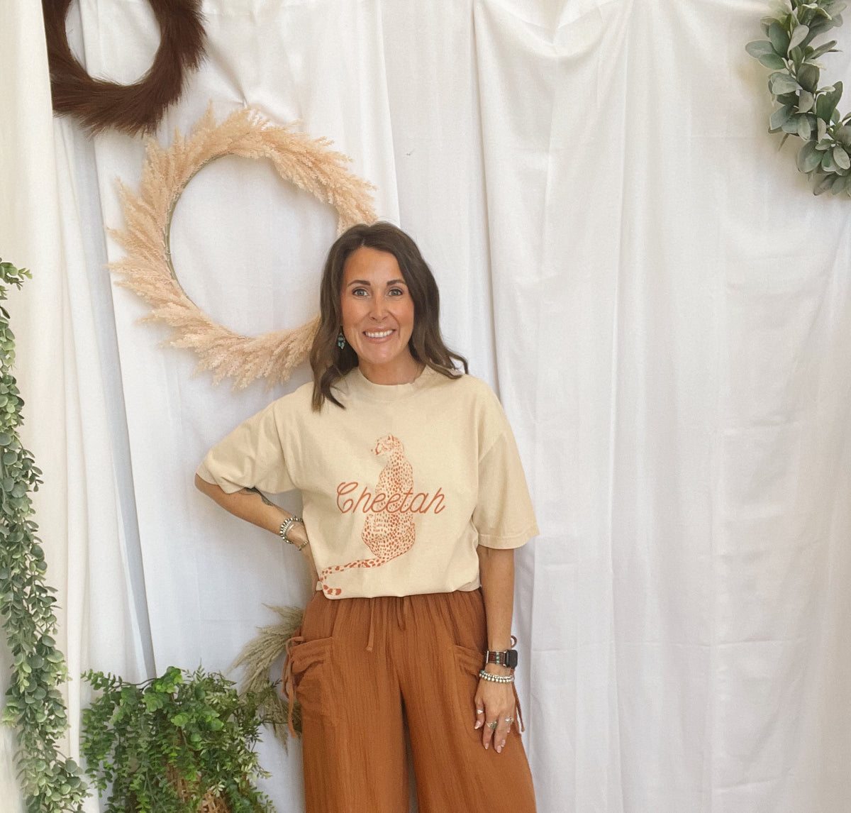 Jane Cheetah Graphic Tee-Graphic Tees-jade by jane-The Silo Boutique, Women's Fashion Boutique Located in Warren and Grand Forks North Dakota