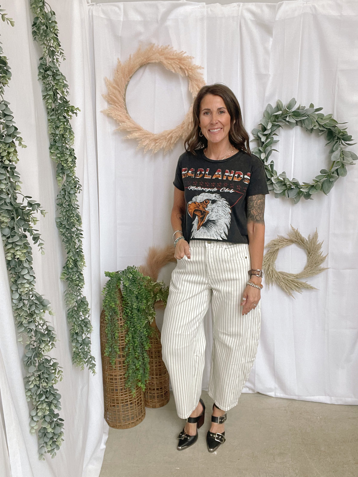 Badlands Graphic Tee-Tank Tops-country deep-The Silo Boutique, Women's Fashion Boutique Located in Warren and Grand Forks North Dakota