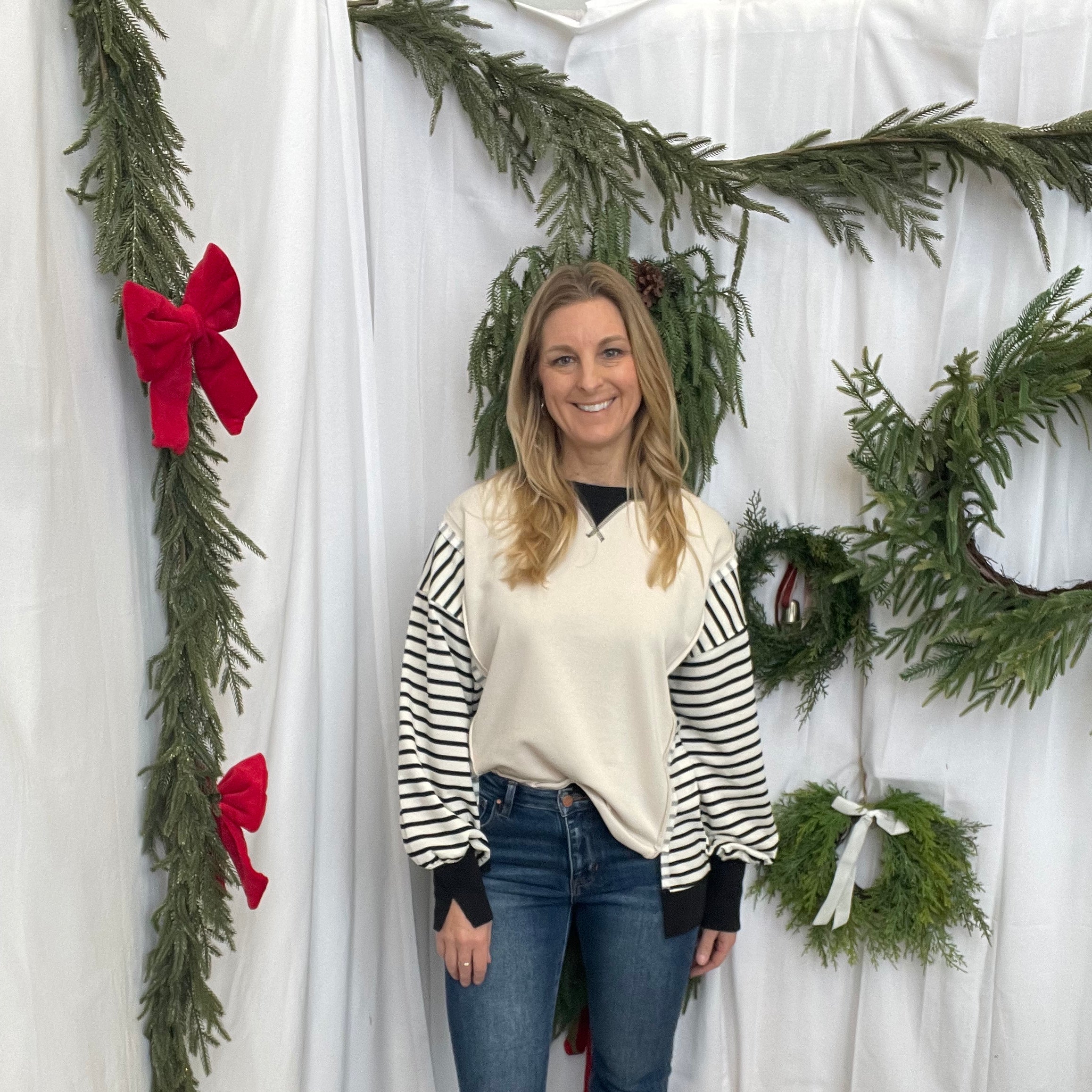 Risen Dark Wash Straight Cuff Jeans-Jeans-risen-The Silo Boutique, Women's Fashion Boutique Located in Warren and Grand Forks North Dakota