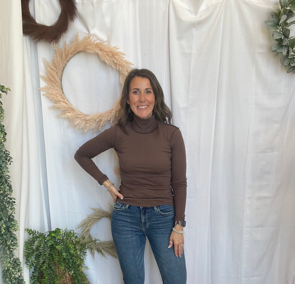 Lovervet Medium Dark Bootcut Jeans-Jeans-vervet-The Silo Boutique, Women's Fashion Boutique Located in Warren and Grand Forks North Dakota