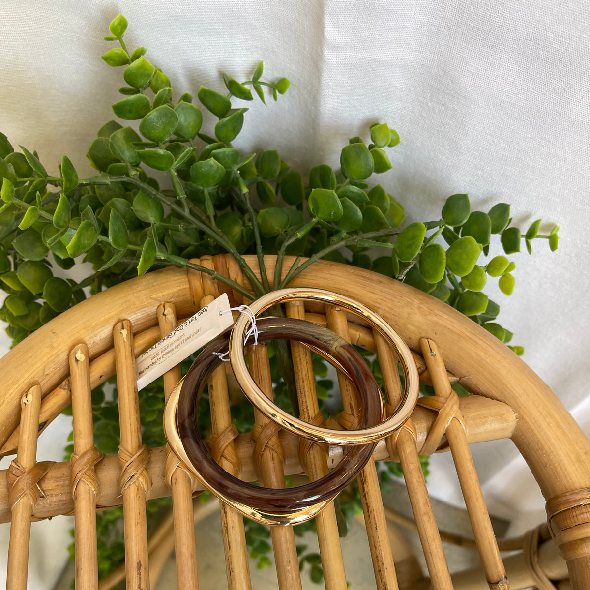 Joss Tort & Gold Bangle Trio Set-Bracelets-joss-The Silo Boutique, Women's Fashion Boutique Located in Warren and Grand Forks North Dakota