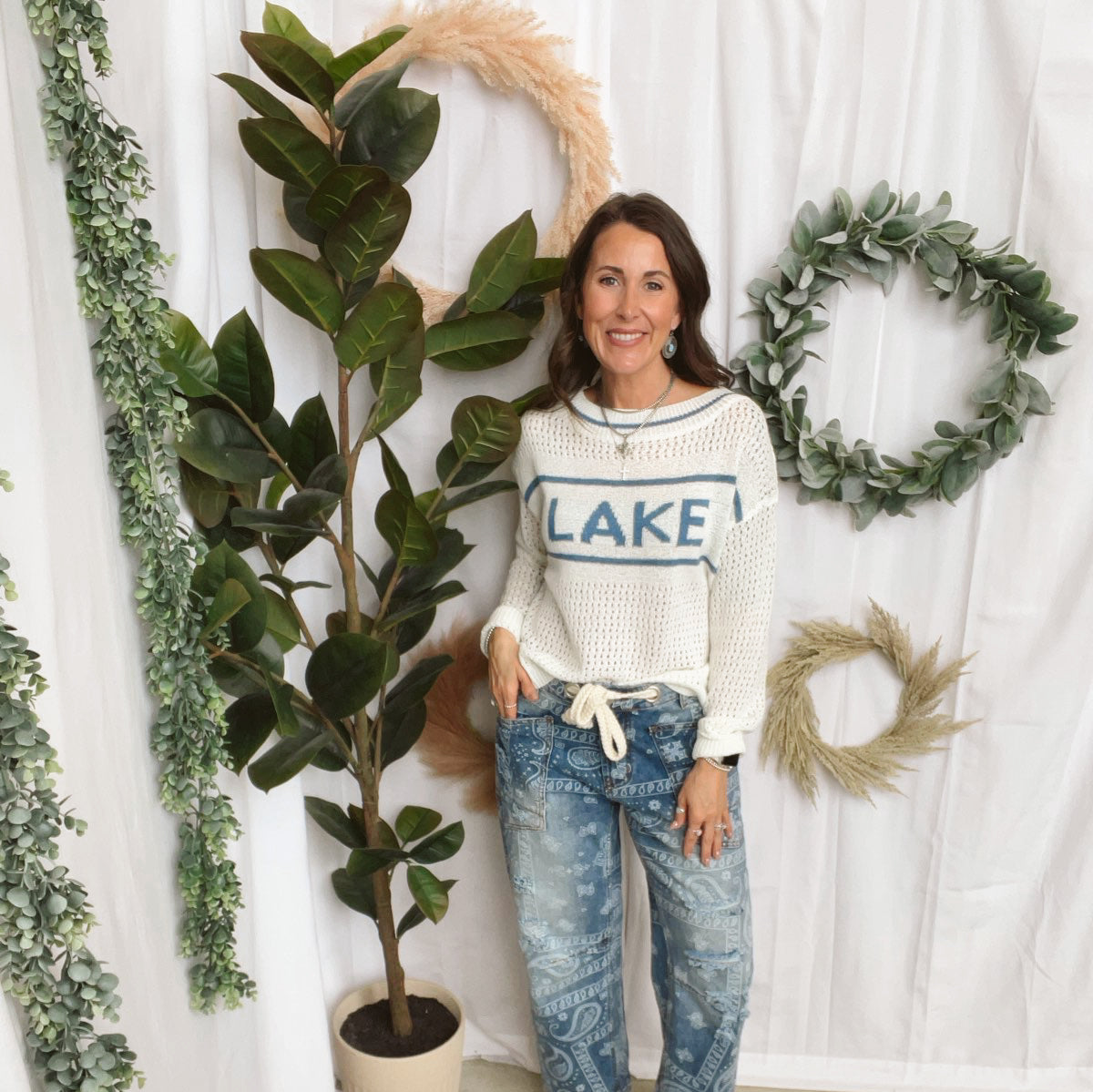 Lake Open Knit Sweater-Sweaters-cozy co-The Silo Boutique, Women's Fashion Boutique Located in Warren and Grand Forks North Dakota