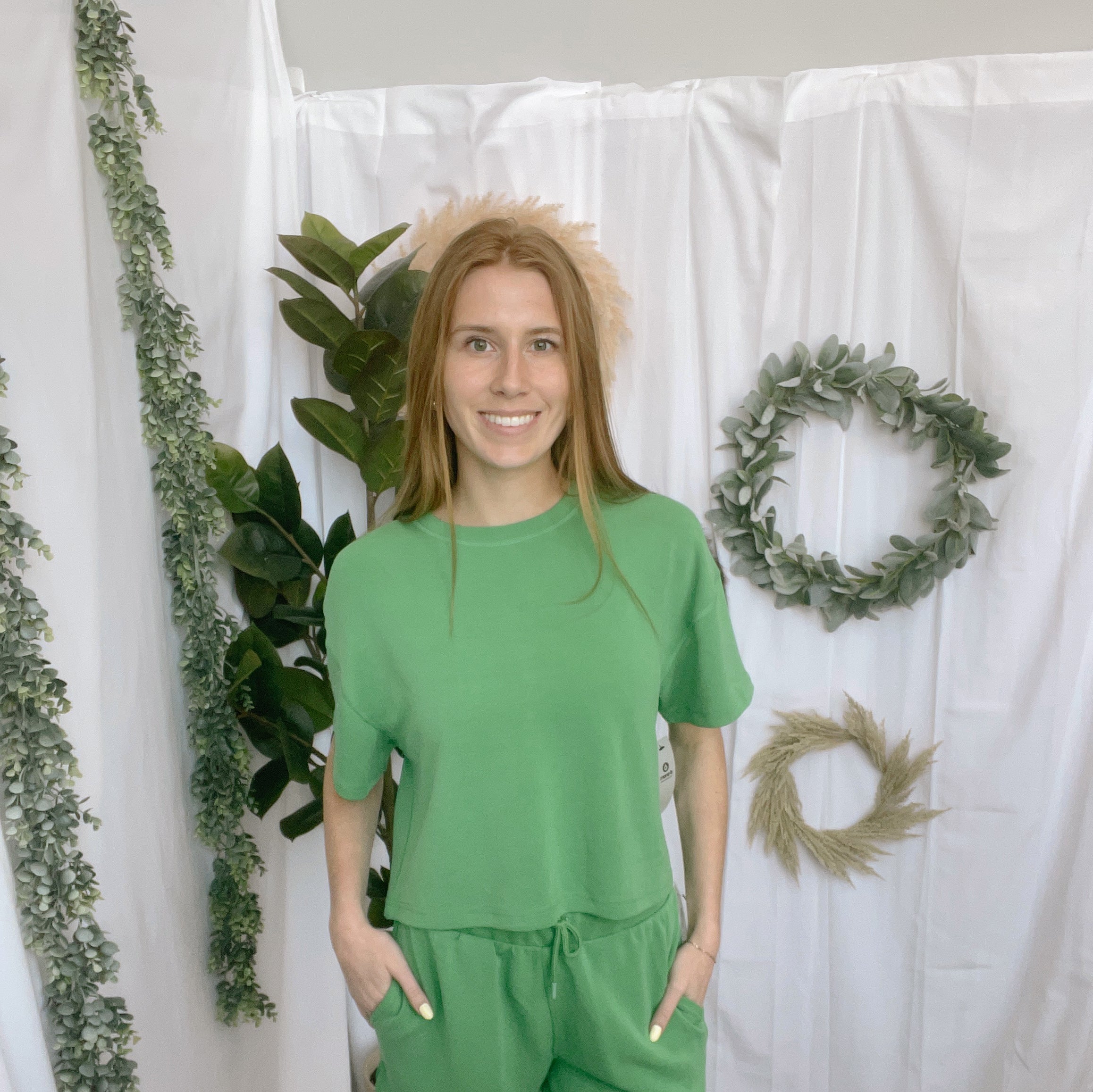 Mono B Laguna Short Set-Green-Outfit Sets-mono b-The Silo Boutique, Women's Fashion Boutique Located in Warren and Grand Forks North Dakota