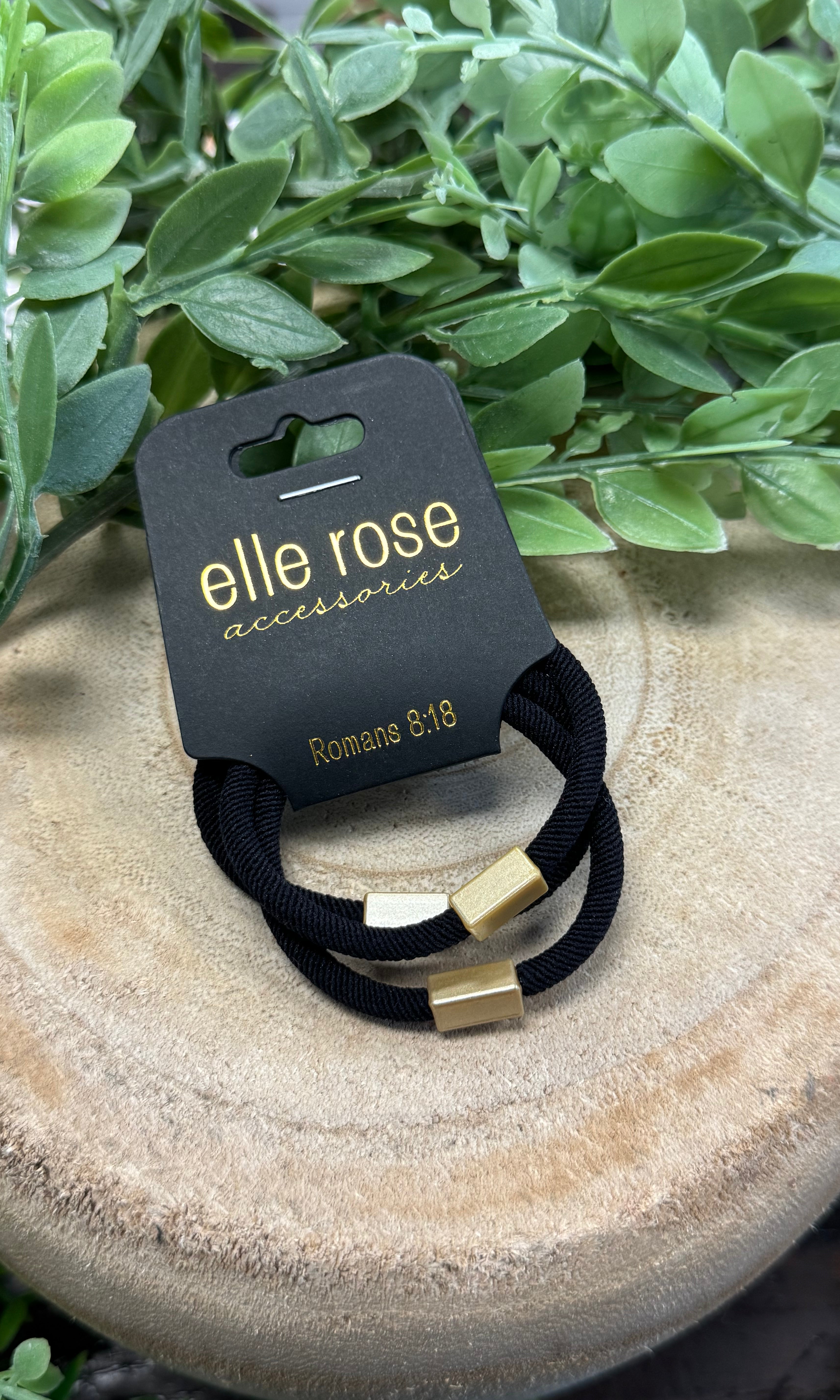 Elastic Hair Tie Bracelet Trio-Hair Accessories-scented-The Silo Boutique, Women's Fashion Boutique Located in Warren and Grand Forks North Dakota