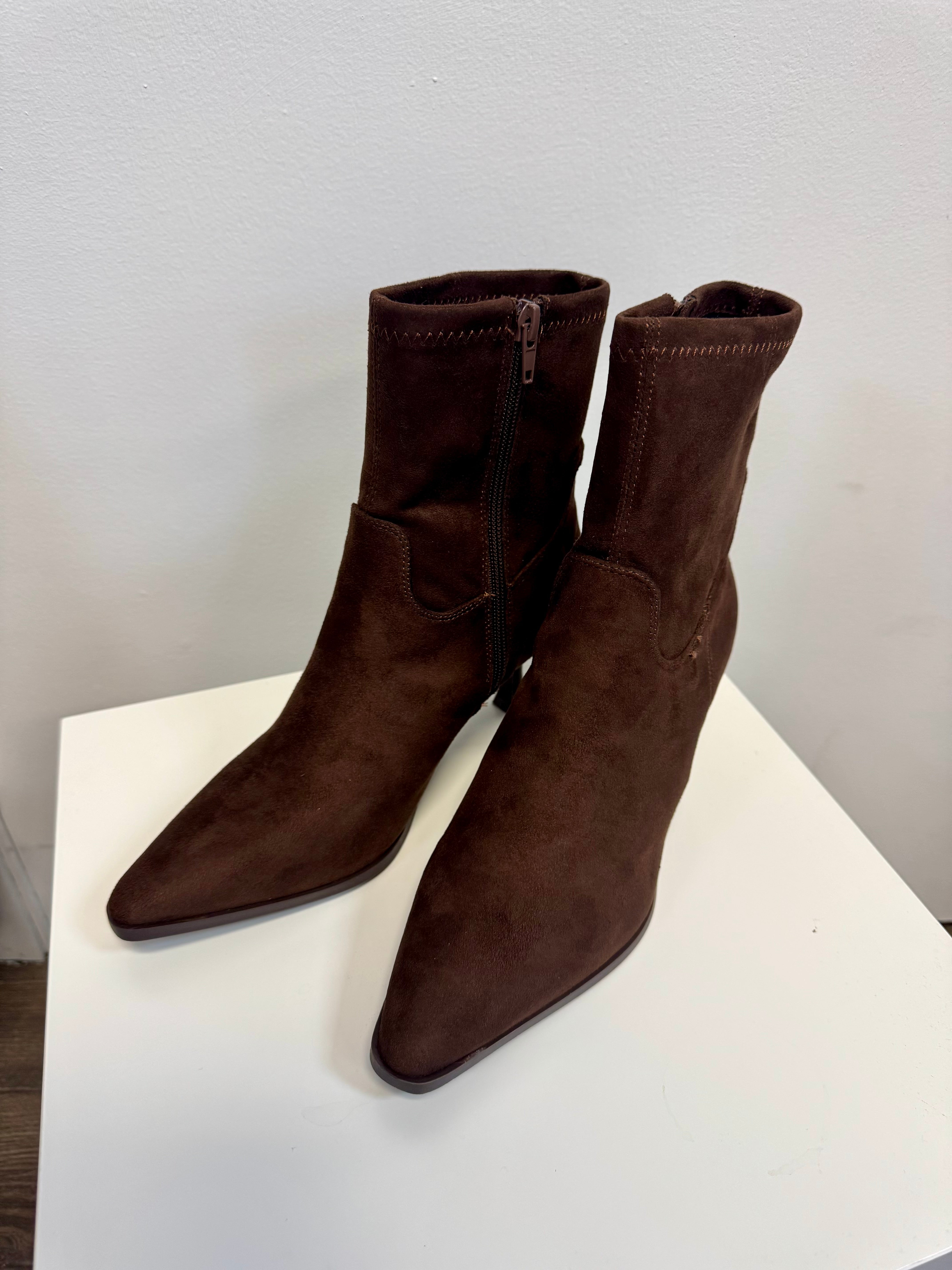 MIA Aletta Boot-Chocolate-Boots-MIA-The Silo Boutique, Women's Fashion Boutique Located in Warren and Grand Forks North Dakota