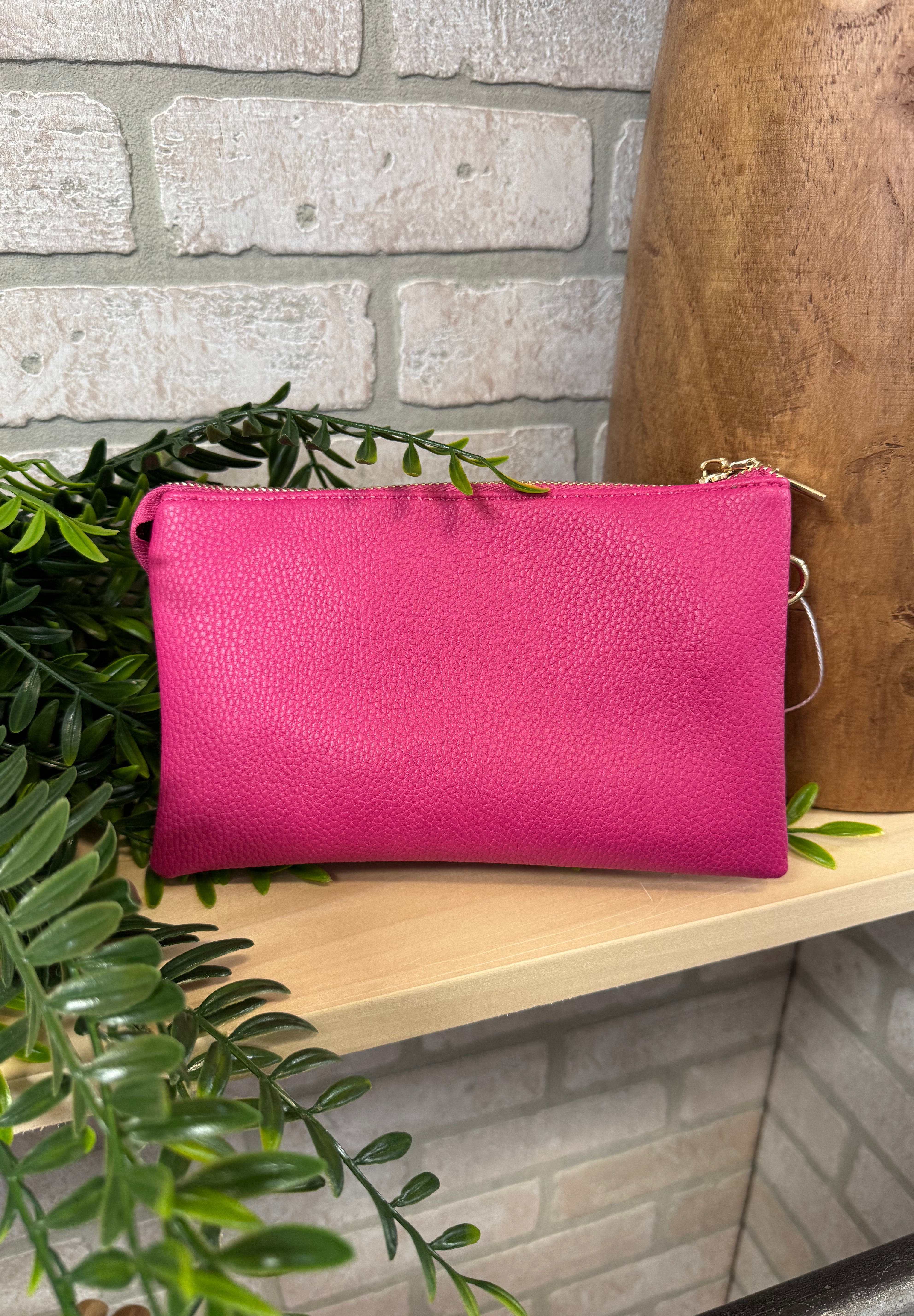 Riley 3 Compartment Crossbody/Wristlet-Crossbody Purses-Jen and Co-The Silo Boutique, Women's Fashion Boutique Located in Warren and Grand Forks North Dakota