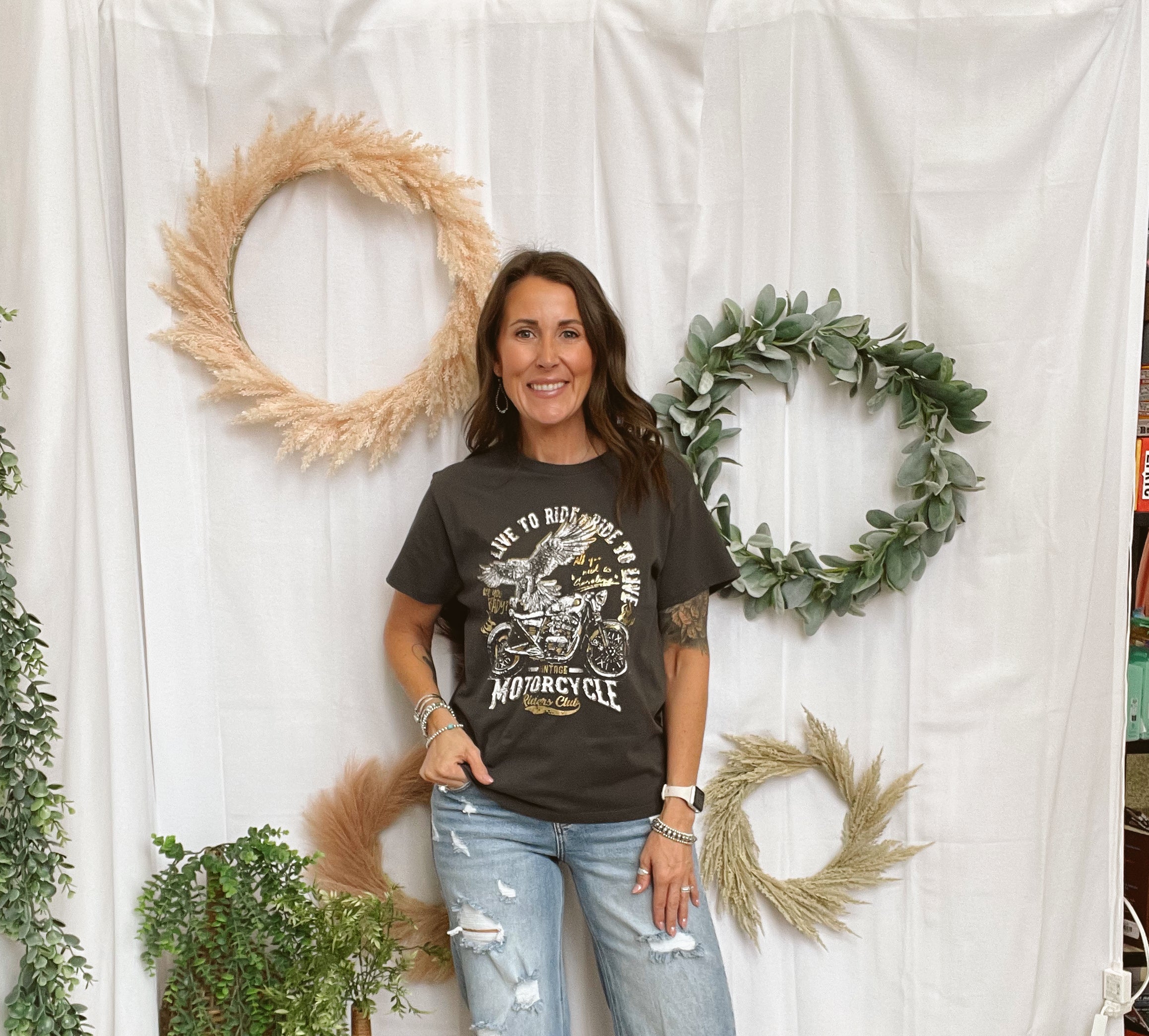 Blakeley Drew Distressed Dad Jeans-Jeans-risen-The Silo Boutique, Women's Fashion Boutique Located in Warren and Grand Forks North Dakota