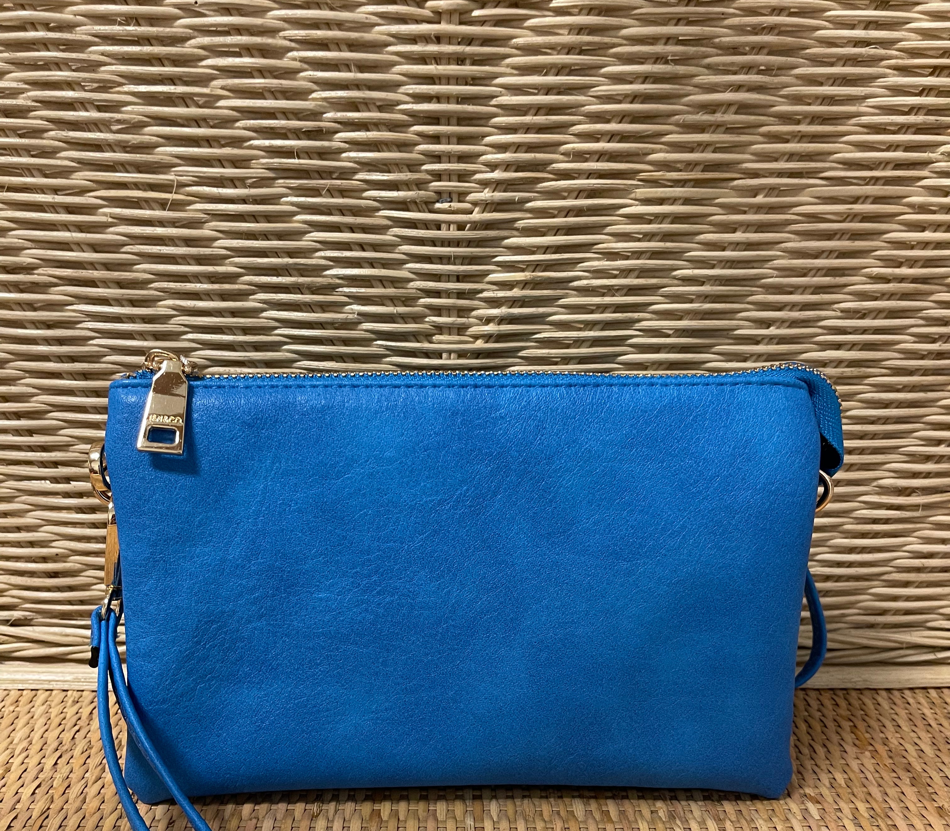 Riley 3 Compartment Crossbody/Wristlet-Crossbody Purses-Jen and Co-The Silo Boutique, Women's Fashion Boutique Located in Warren and Grand Forks North Dakota