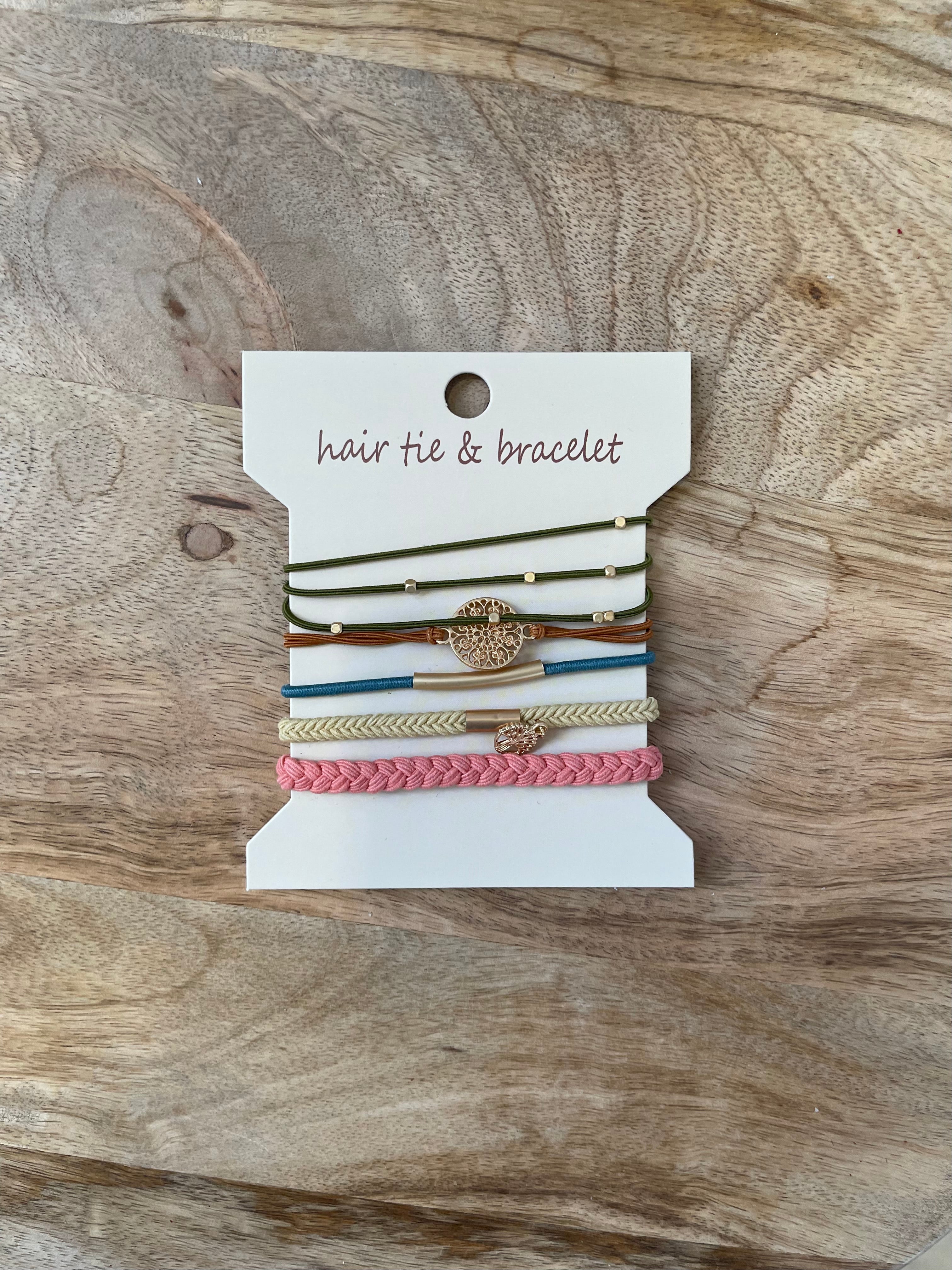 Joss Hair Ties Bracelet-Bracelets-joss-The Silo Boutique, Women's Fashion Boutique Located in Warren and Grand Forks North Dakota