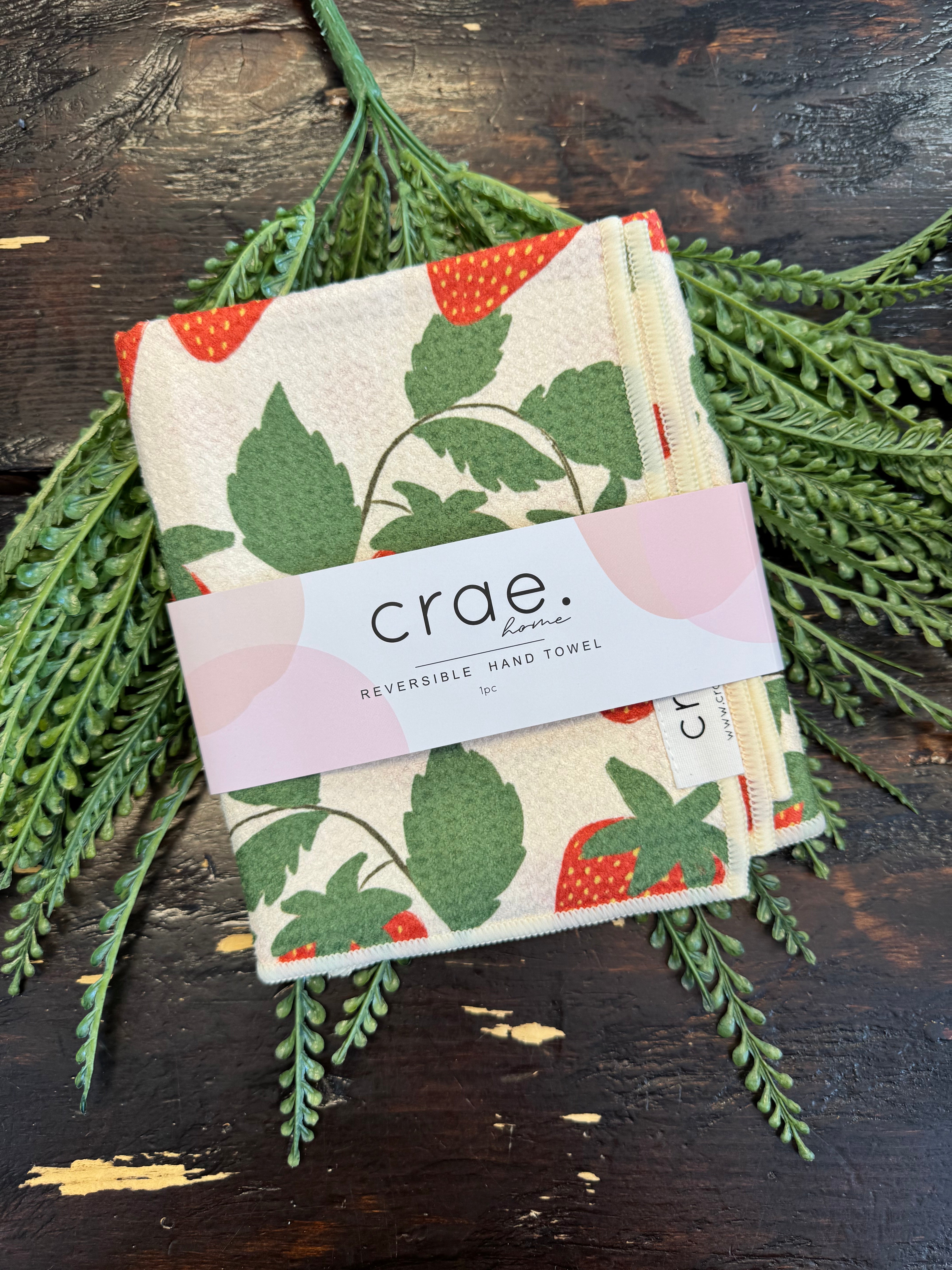 Crae Berries & Cherries Hand Towel-Tea Towels-crae-The Silo Boutique, Women's Fashion Boutique Located in Warren and Grand Forks North Dakota