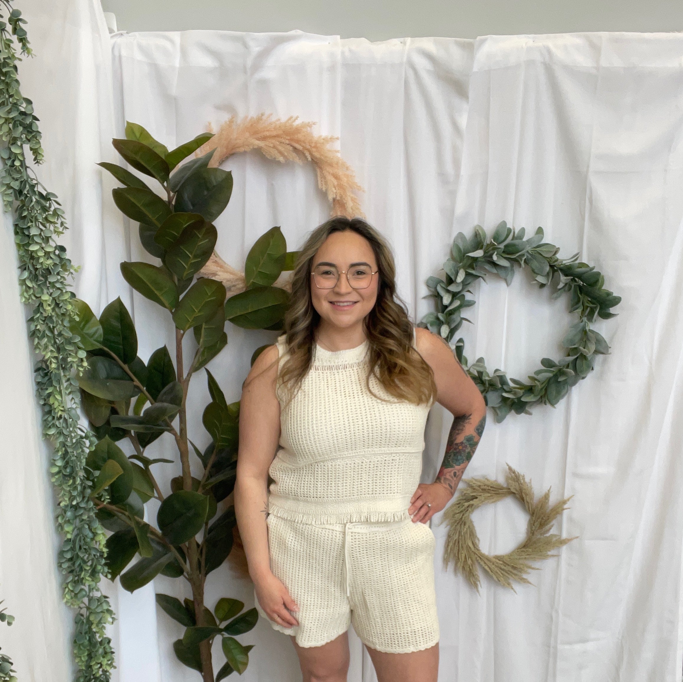 Skies Crochet Shorts-Ivory-Shorts-skies are blue-The Silo Boutique, Women's Fashion Boutique Located in Warren and Grand Forks North Dakota