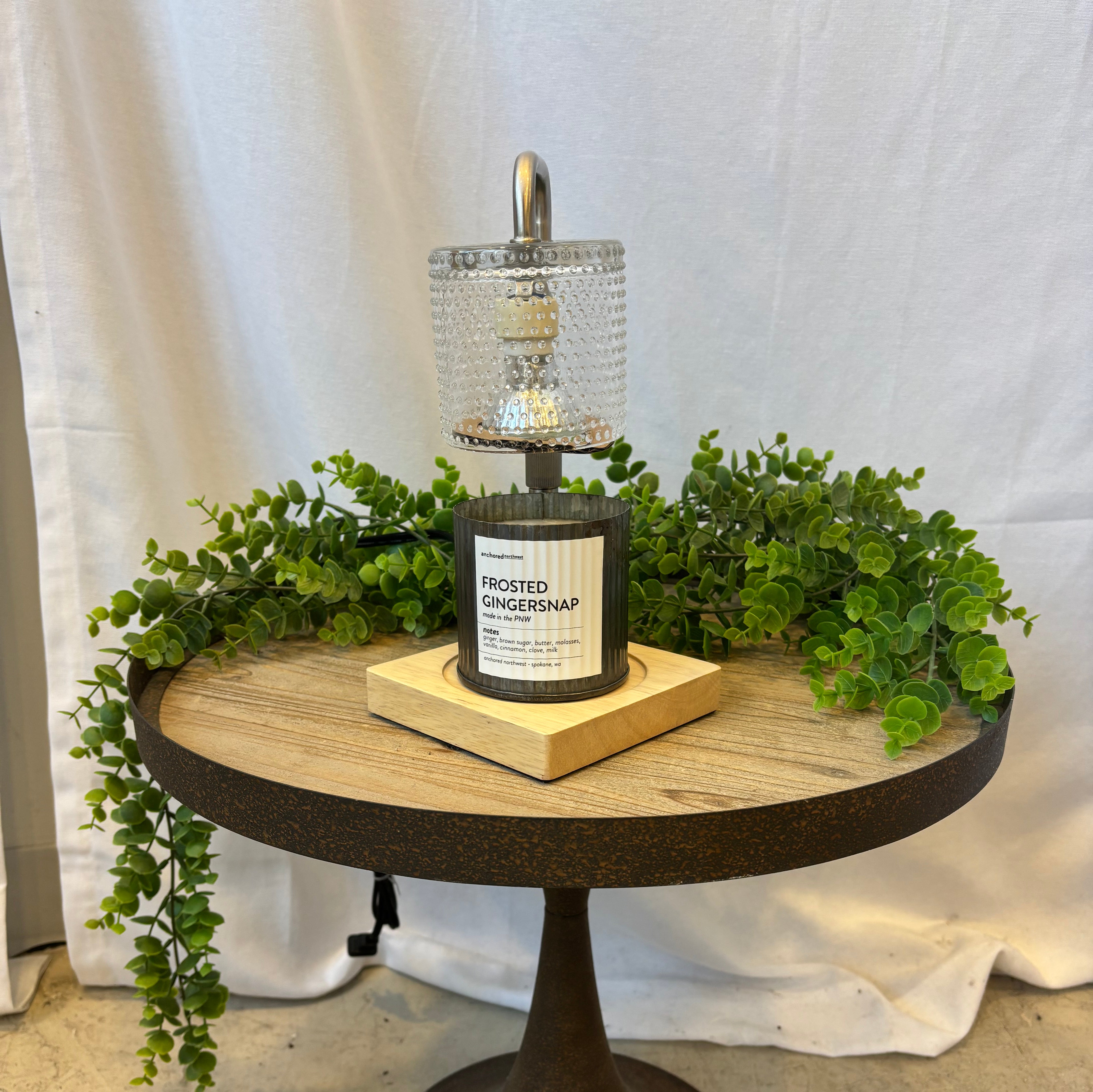 Silver Hobnail Candle Warmer Lamp-Candles-wicked wax-The Silo Boutique, Women's Fashion Boutique Located in Warren and Grand Forks North Dakota