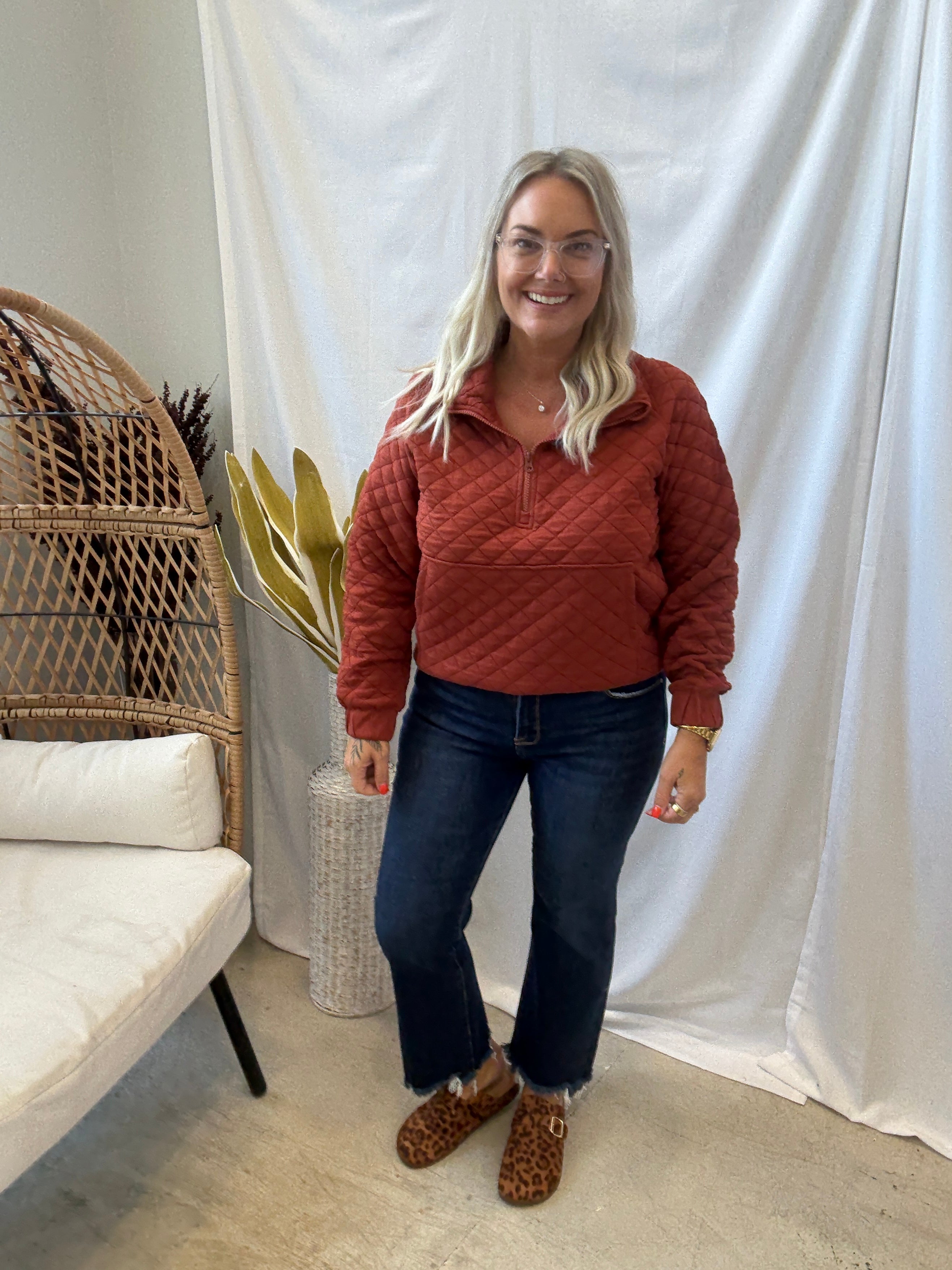 Riley Risen Dark Straight Jeans-Jeans-risen-The Silo Boutique, Women's Fashion Boutique Located in Warren and Grand Forks North Dakota