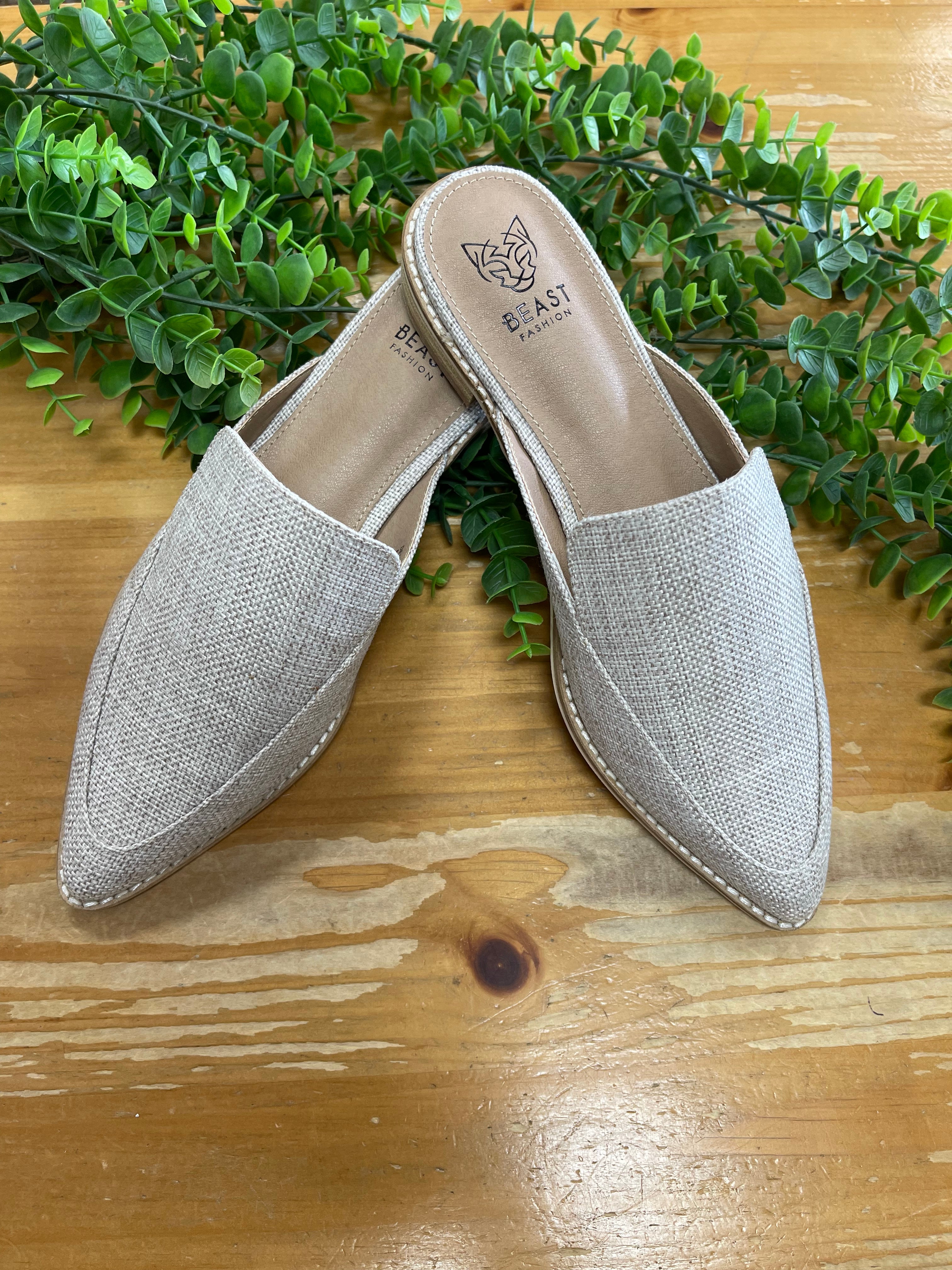 Beast Grim Mule-Taupe-Final Sale-Mules-Beast-The Silo Boutique, Women's Fashion Boutique Located in Warren and Grand Forks North Dakota