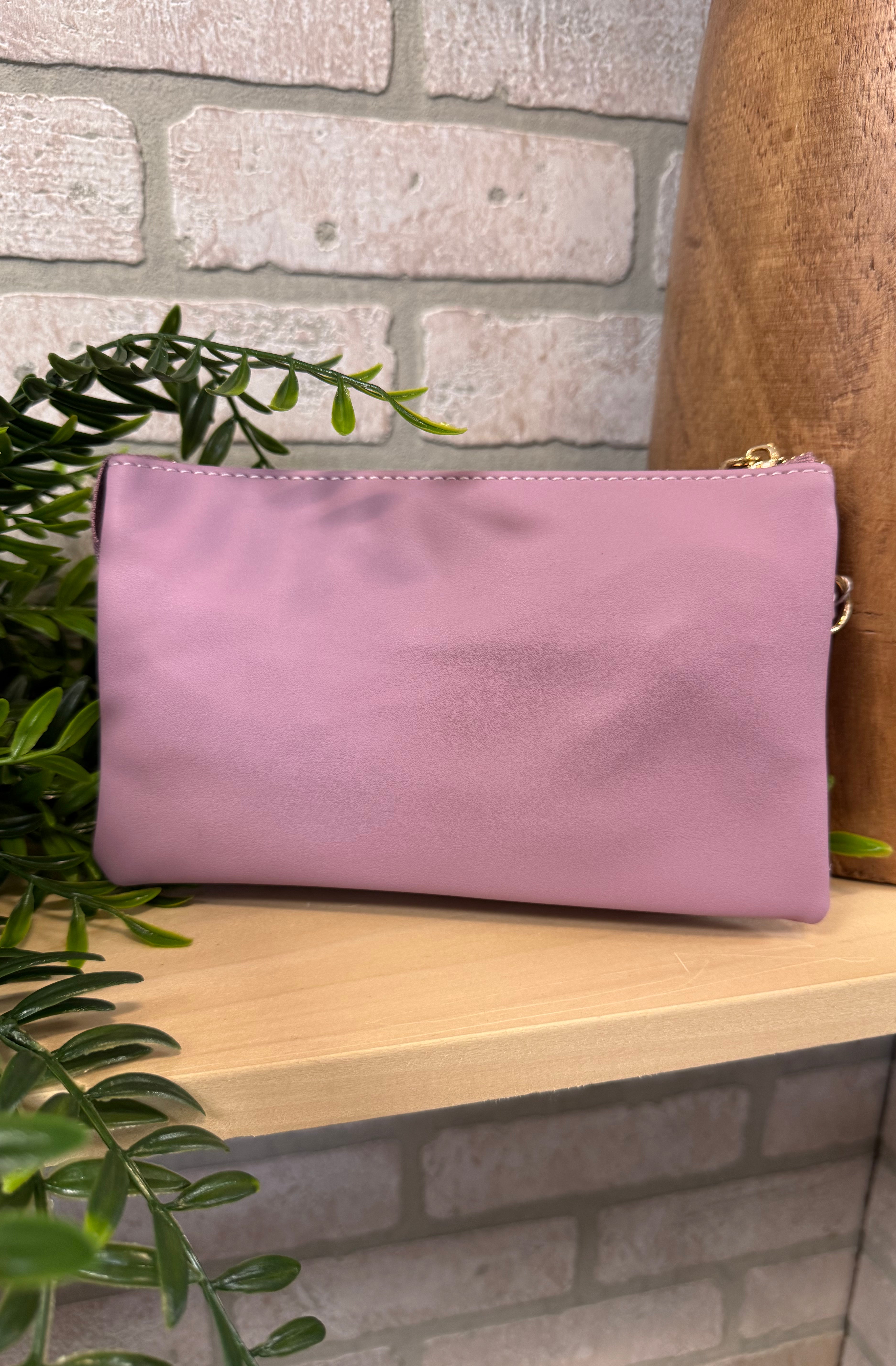 Riley 3 Compartment Crossbody/Wristlet-Crossbody Purses-Jen and Co-The Silo Boutique, Women's Fashion Boutique Located in Warren and Grand Forks North Dakota