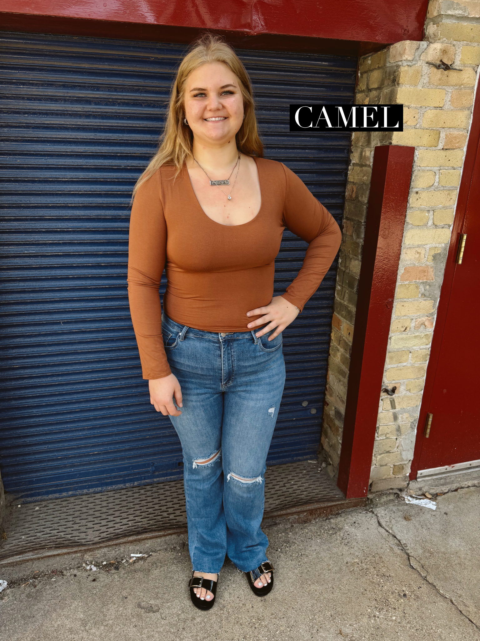 Cool Basic Long Sleeve Top-4 colors-Final Sale-Long Sleeve Tops-be cool-The Silo Boutique, Women's Fashion Boutique Located in Warren and Grand Forks North Dakota