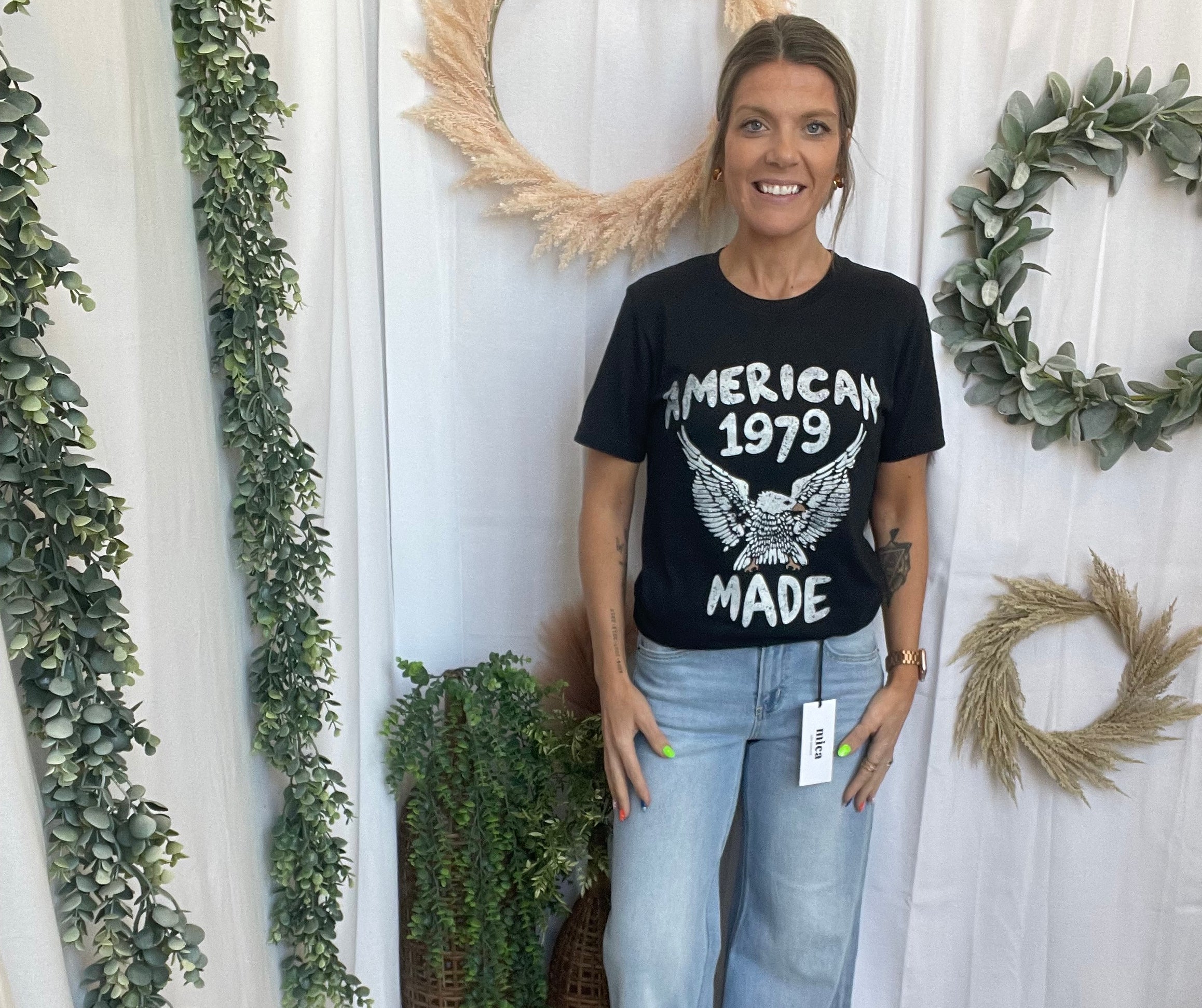 Mica Wide Leg Baggy Fit Jeans-Jeans-mica-The Silo Boutique, Women's Fashion Boutique Located in Warren and Grand Forks North Dakota