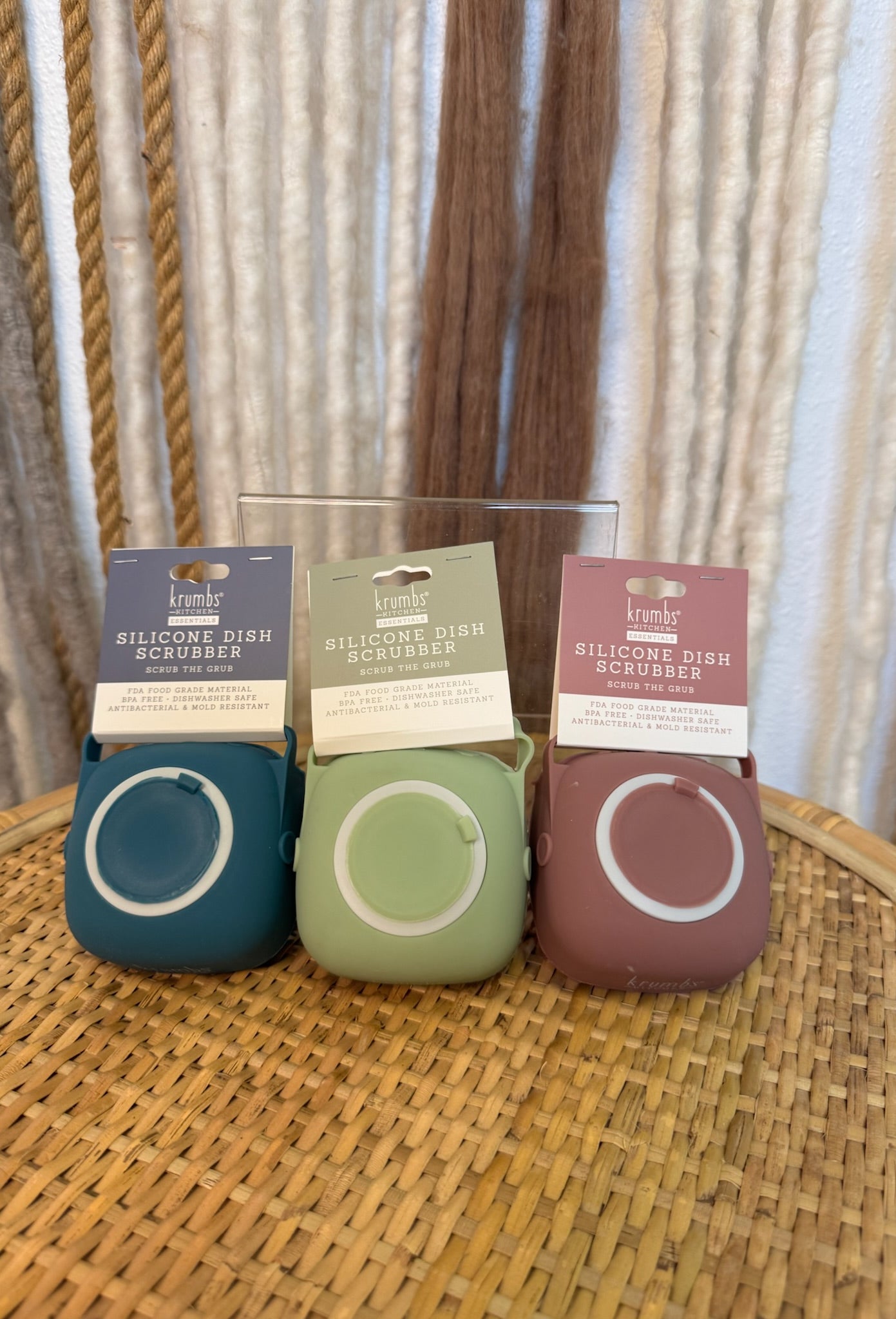 Krumbs Kitchen Silicone Dish Scrubber-Scrubbers-dm-The Silo Boutique, Women's Fashion Boutique Located in Warren and Grand Forks North Dakota