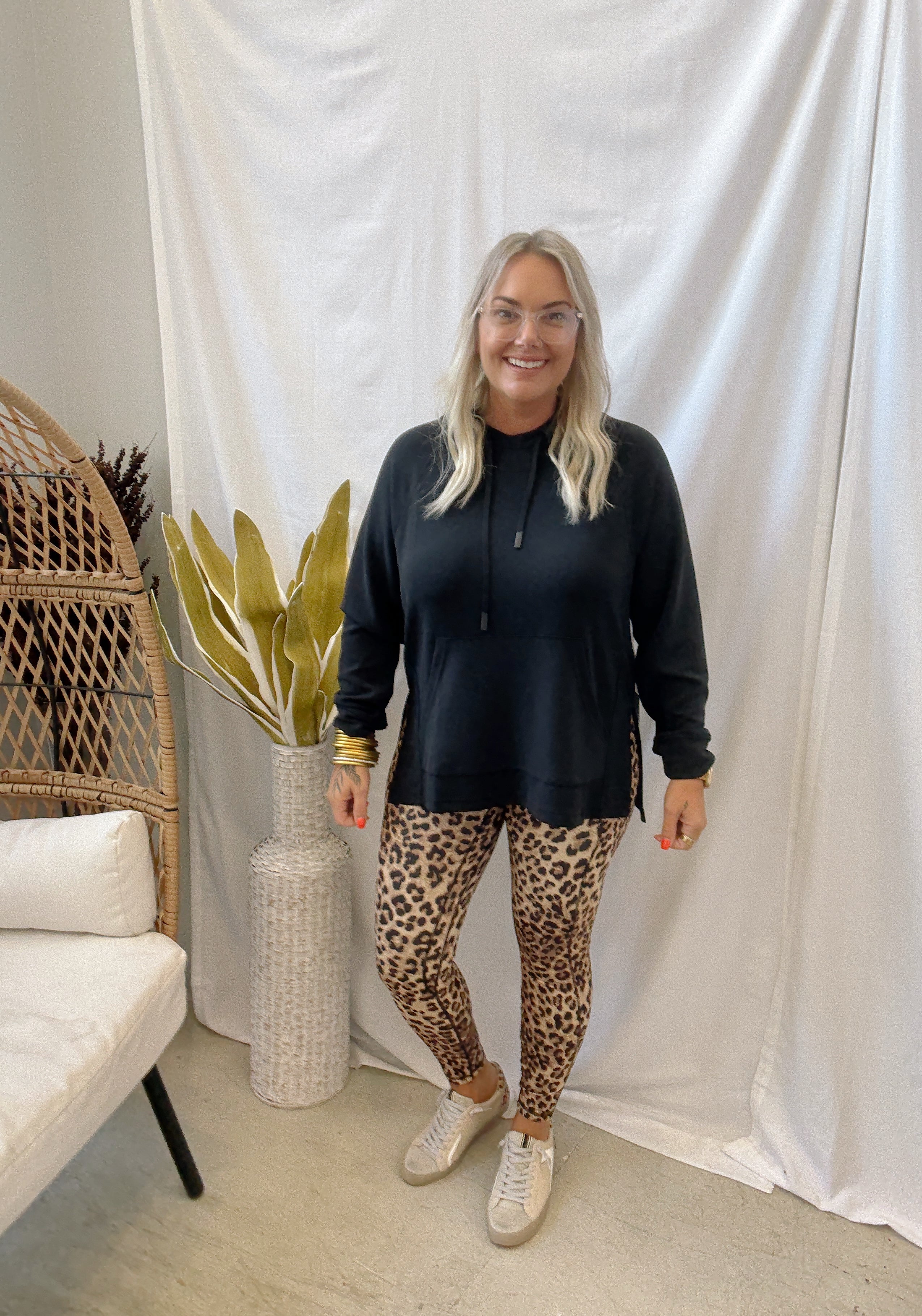 Rae Mode Animal Leopard Leggings-Final Sale-Leggings-rae mode-The Silo Boutique, Women's Fashion Boutique Located in Warren and Grand Forks North Dakota