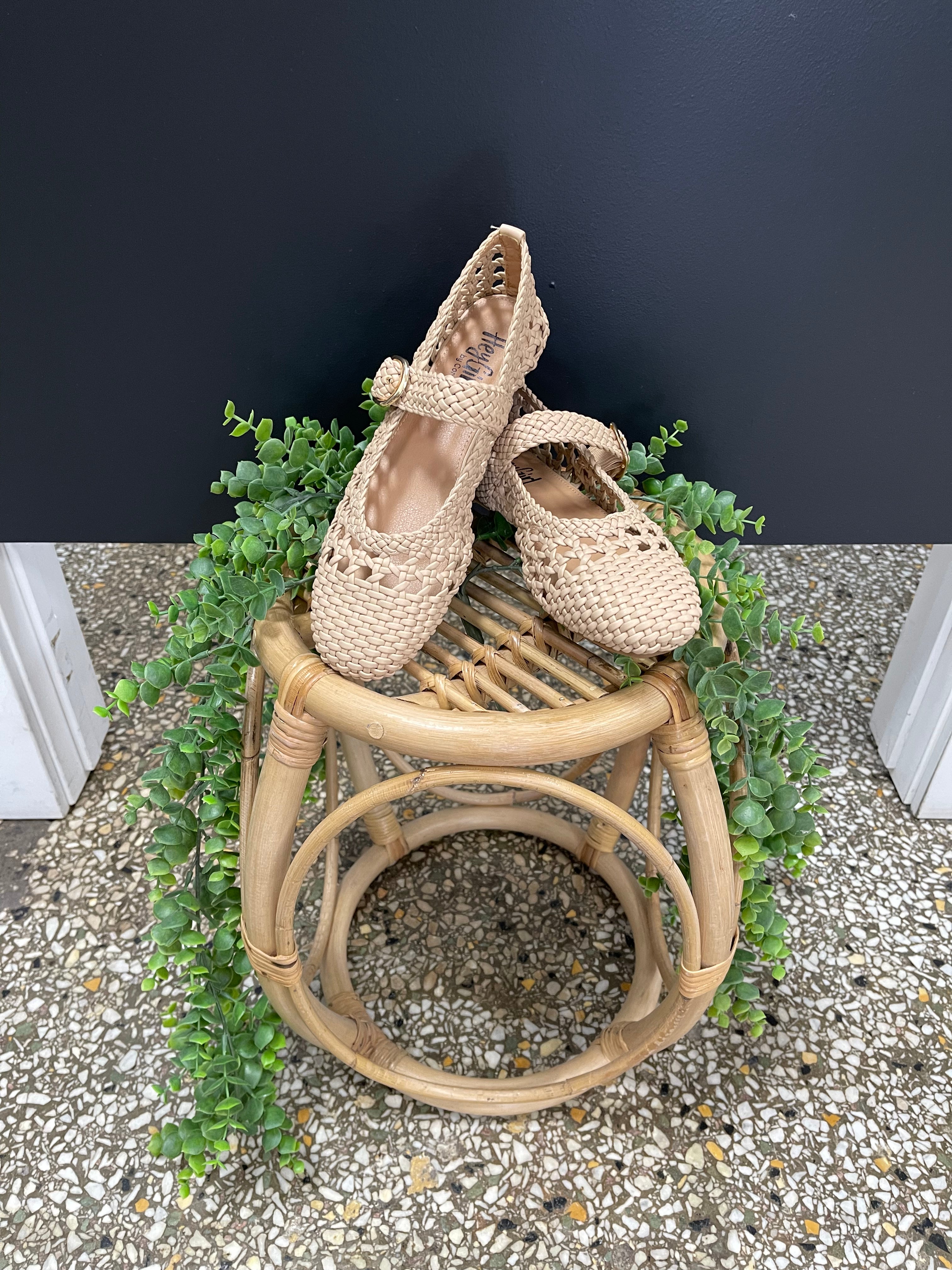 Camel Corky's Mixed Feelings Ballet Flat Shoe-Shoes-corkys-The Silo Boutique, Women's Fashion Boutique Located in Warren and Grand Forks North Dakota