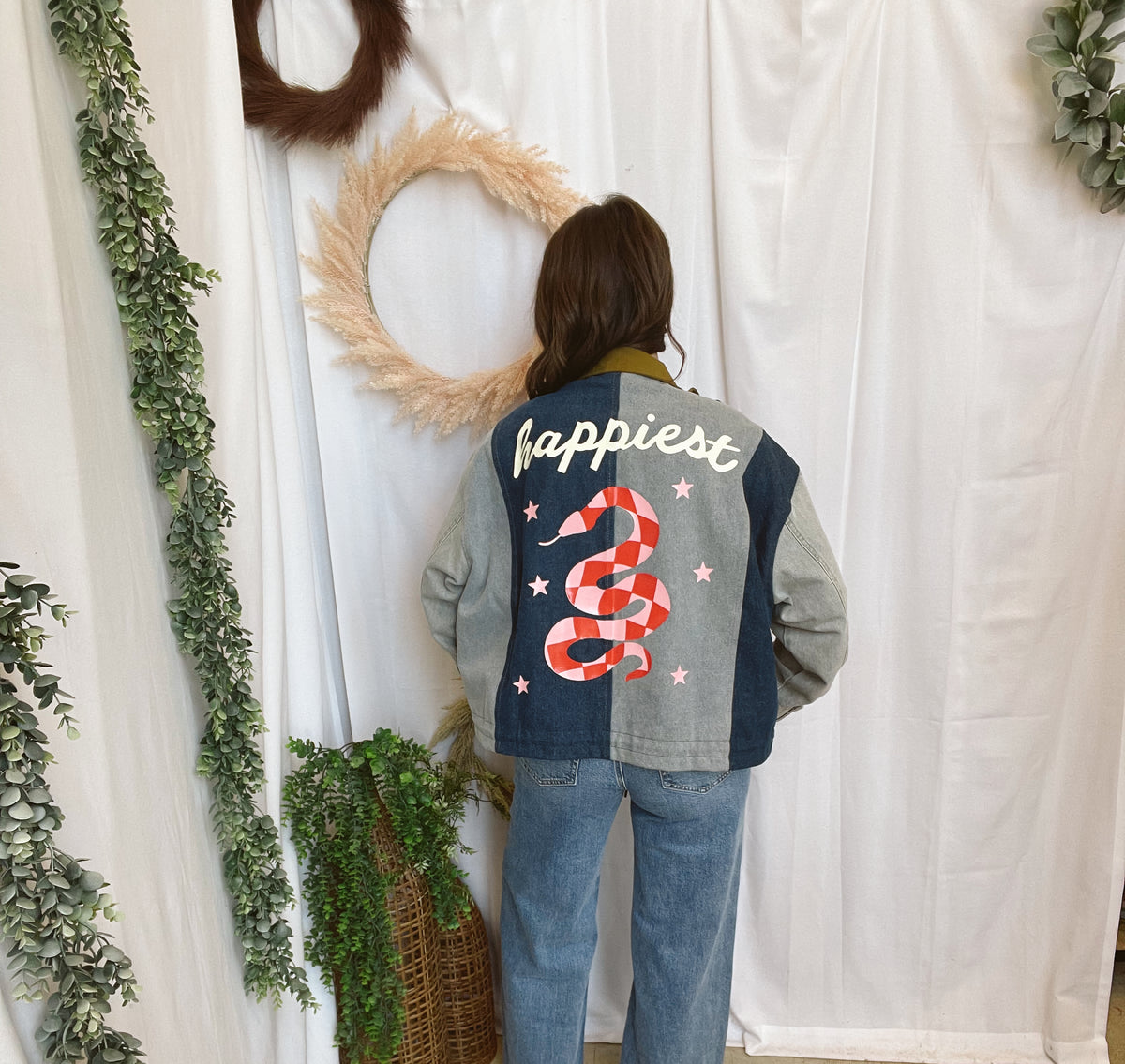 Davi Dani Mixed Media Jacket-Coats & Jackets-davi dani-The Silo Boutique, Women's Fashion Boutique Located in Warren and Grand Forks North Dakota