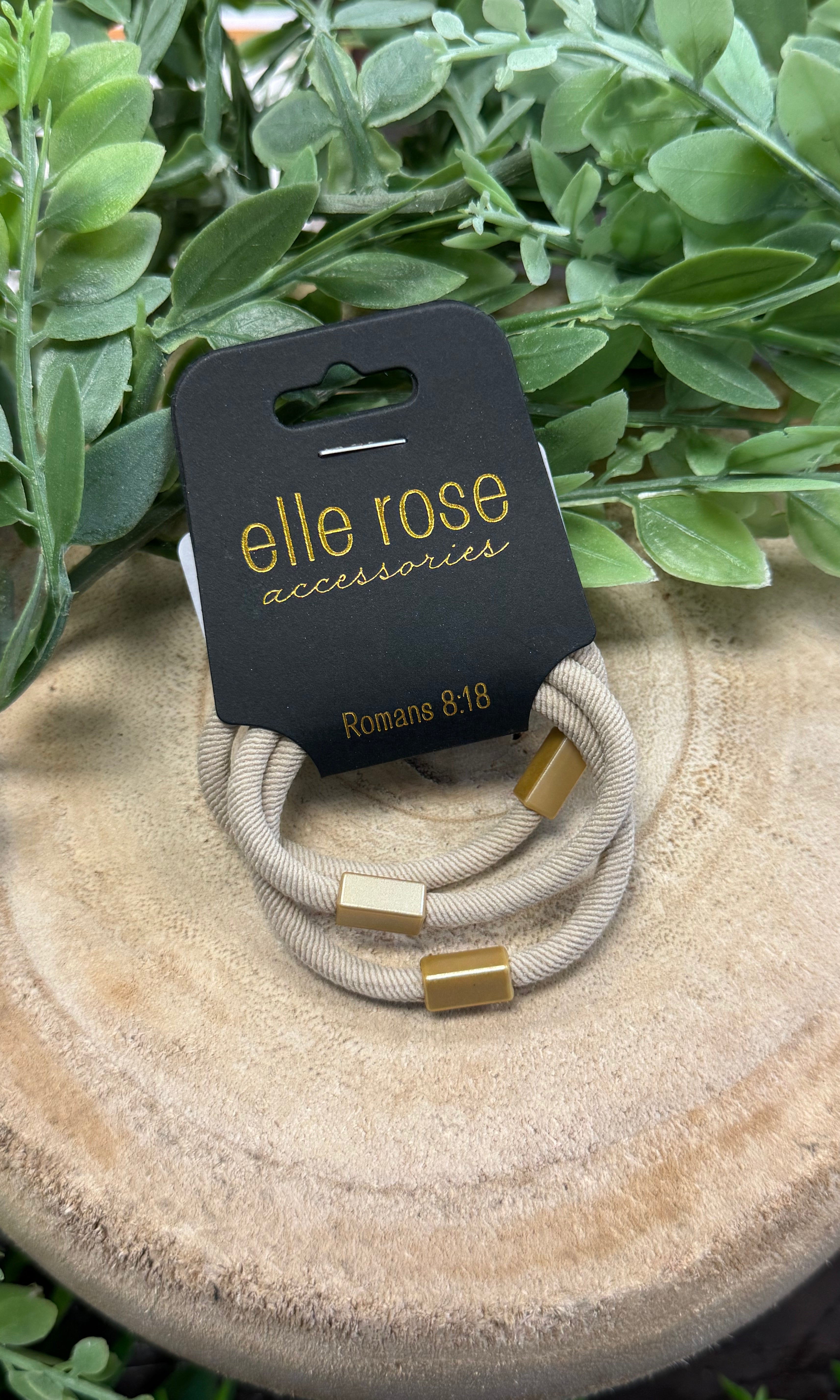 Elastic Hair Tie Bracelet Trio-Hair Accessories-scented-The Silo Boutique, Women's Fashion Boutique Located in Warren and Grand Forks North Dakota