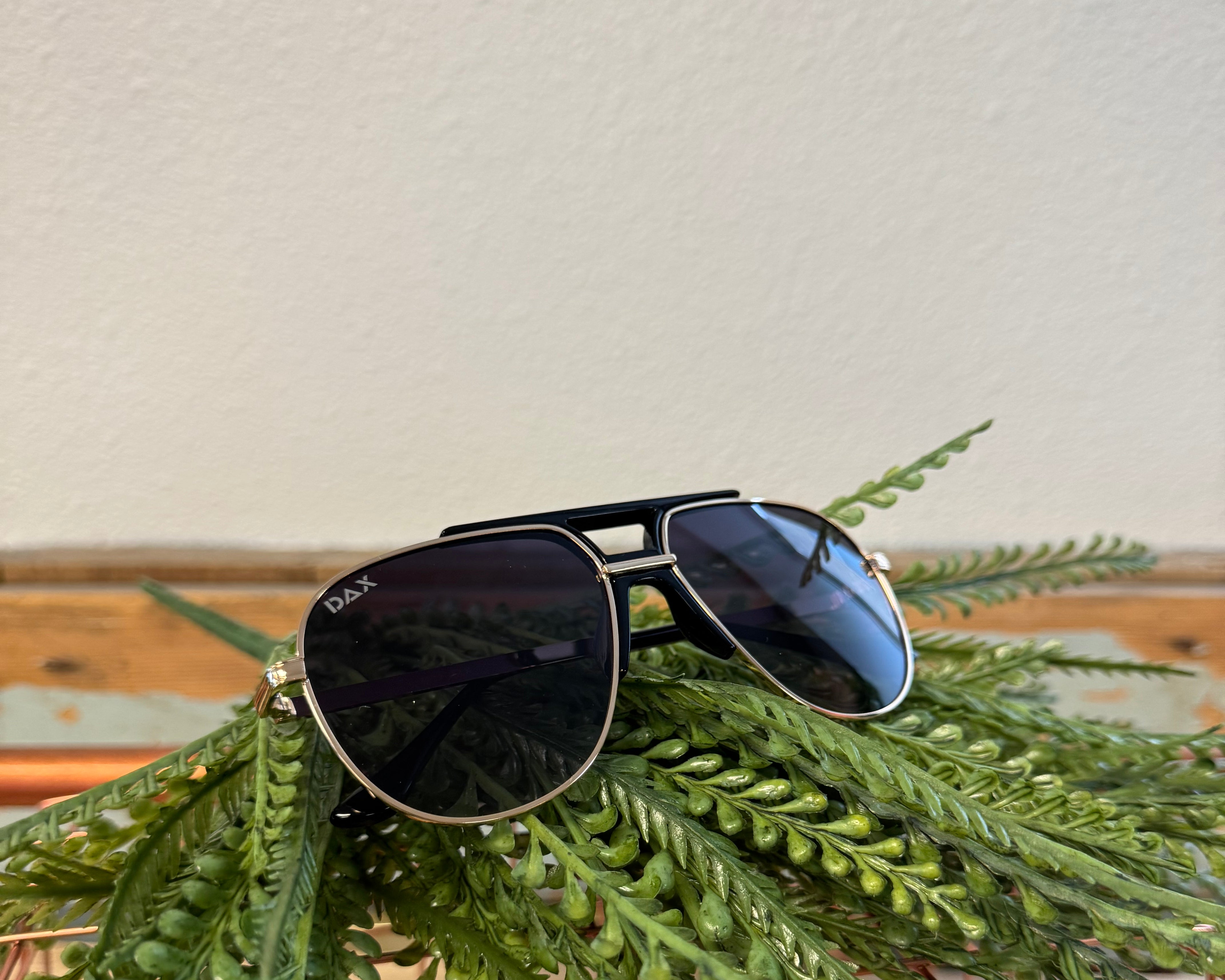 Dax Brooks Black Sunglasses-Sunglasses-dax-The Silo Boutique, Women's Fashion Boutique Located in Warren and Grand Forks North Dakota