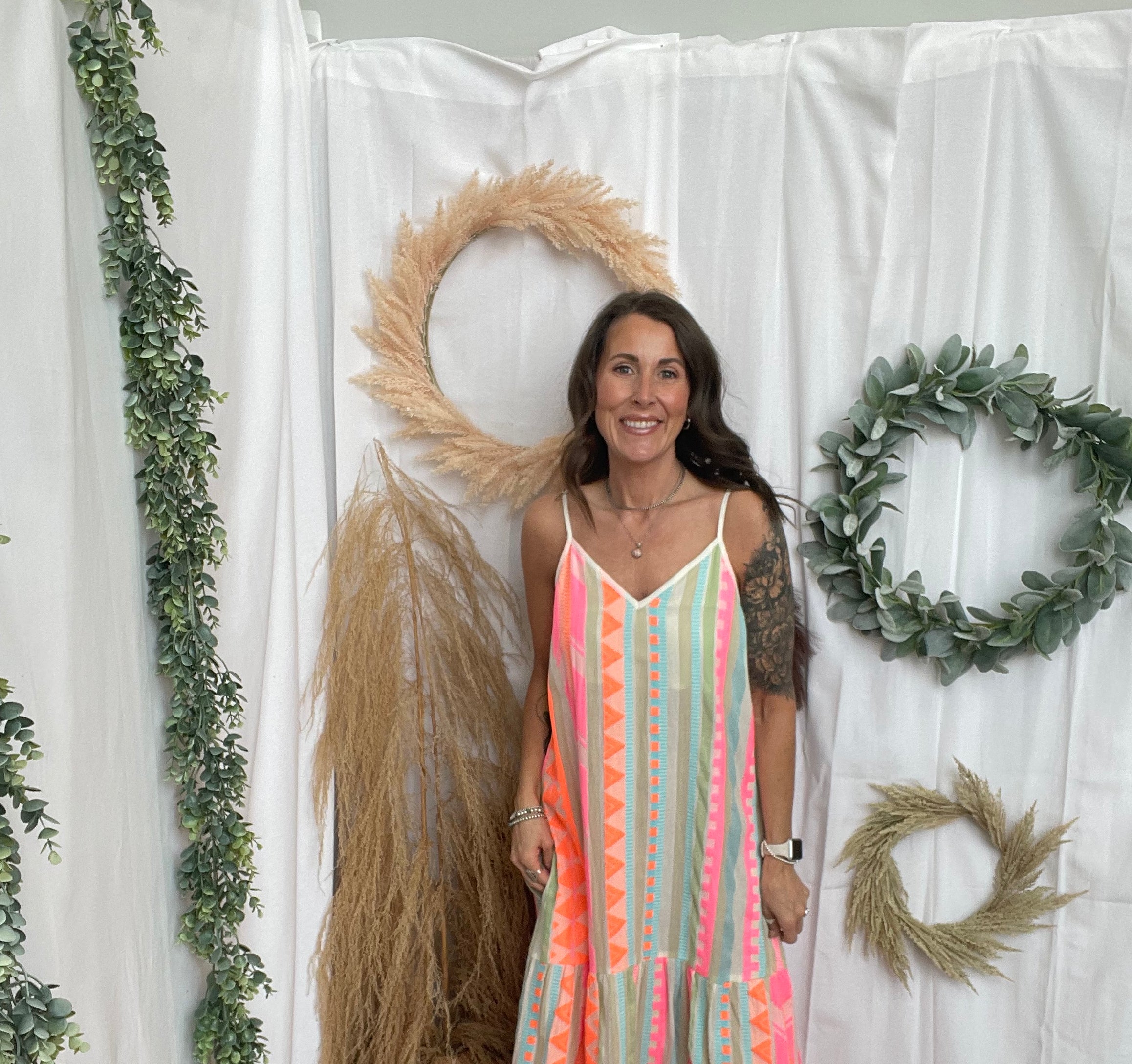 Elan Aztec Maxi Dress-Final Sale-Dresses-elan-The Silo Boutique, Women's Fashion Boutique Located in Warren and Grand Forks North Dakota