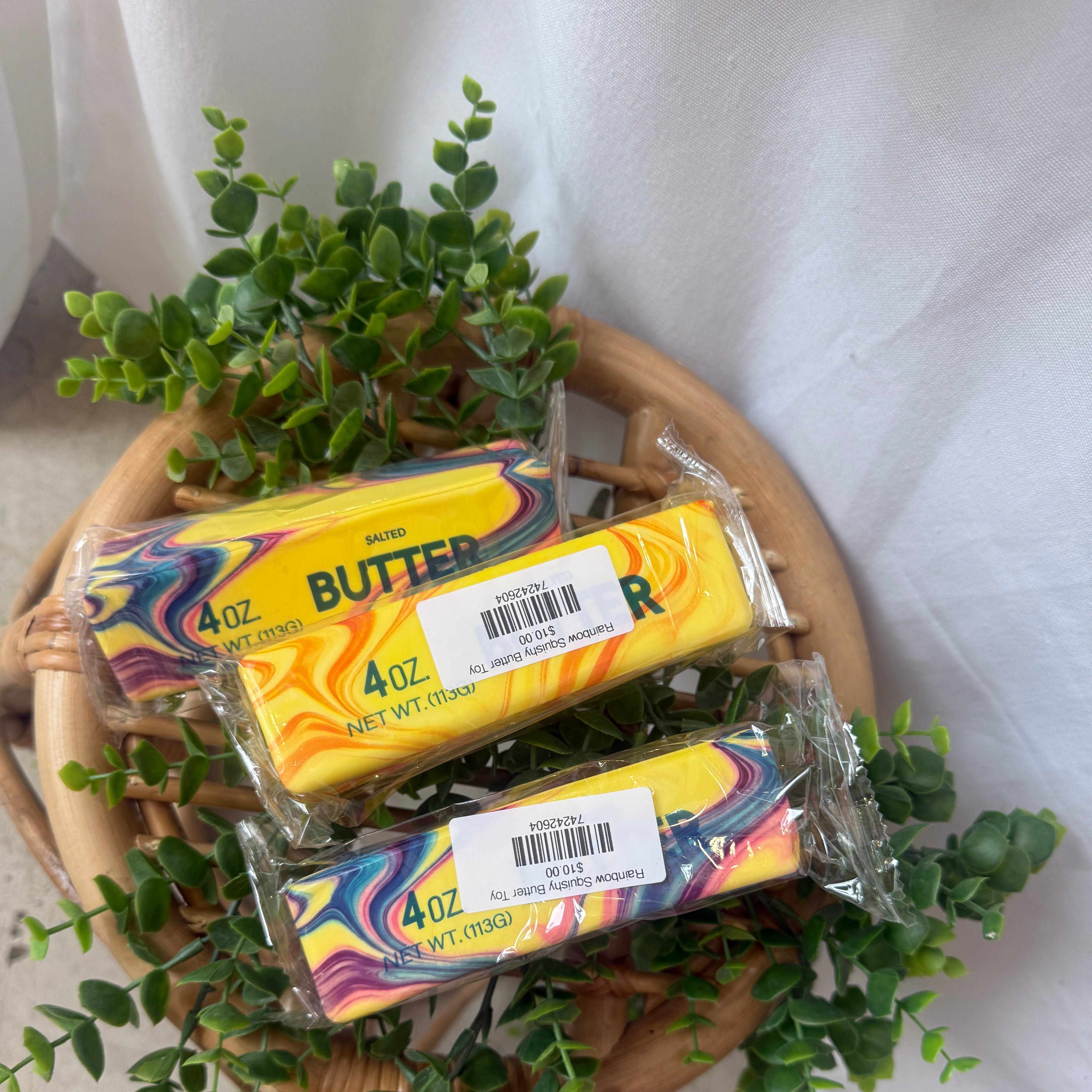 Rainbow Squishy Butter Toy-toys-faire-The Silo Boutique, Women's Fashion Boutique Located in Warren and Grand Forks North Dakota