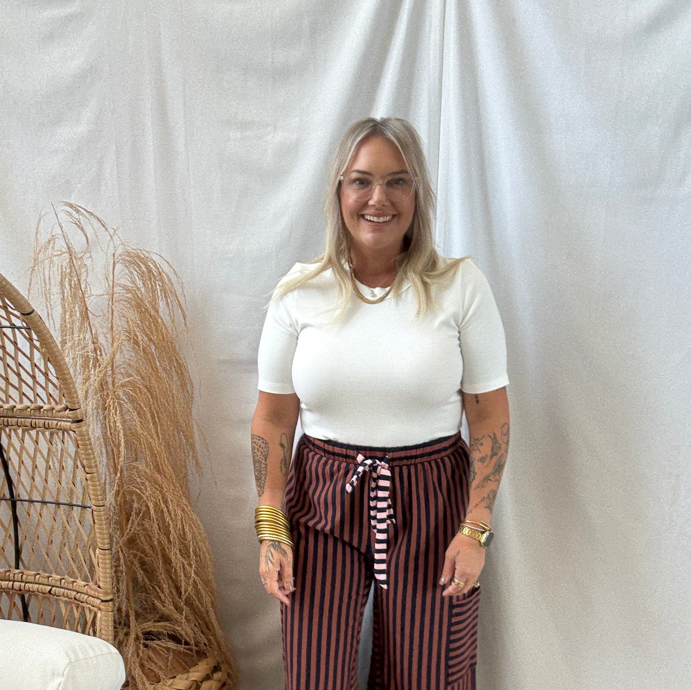 Be Cool Soft Short Sleeve Crew Top-White-Final Sale-Short Sleeve Tops-be cool-The Silo Boutique, Women's Fashion Boutique Located in Warren and Grand Forks North Dakota