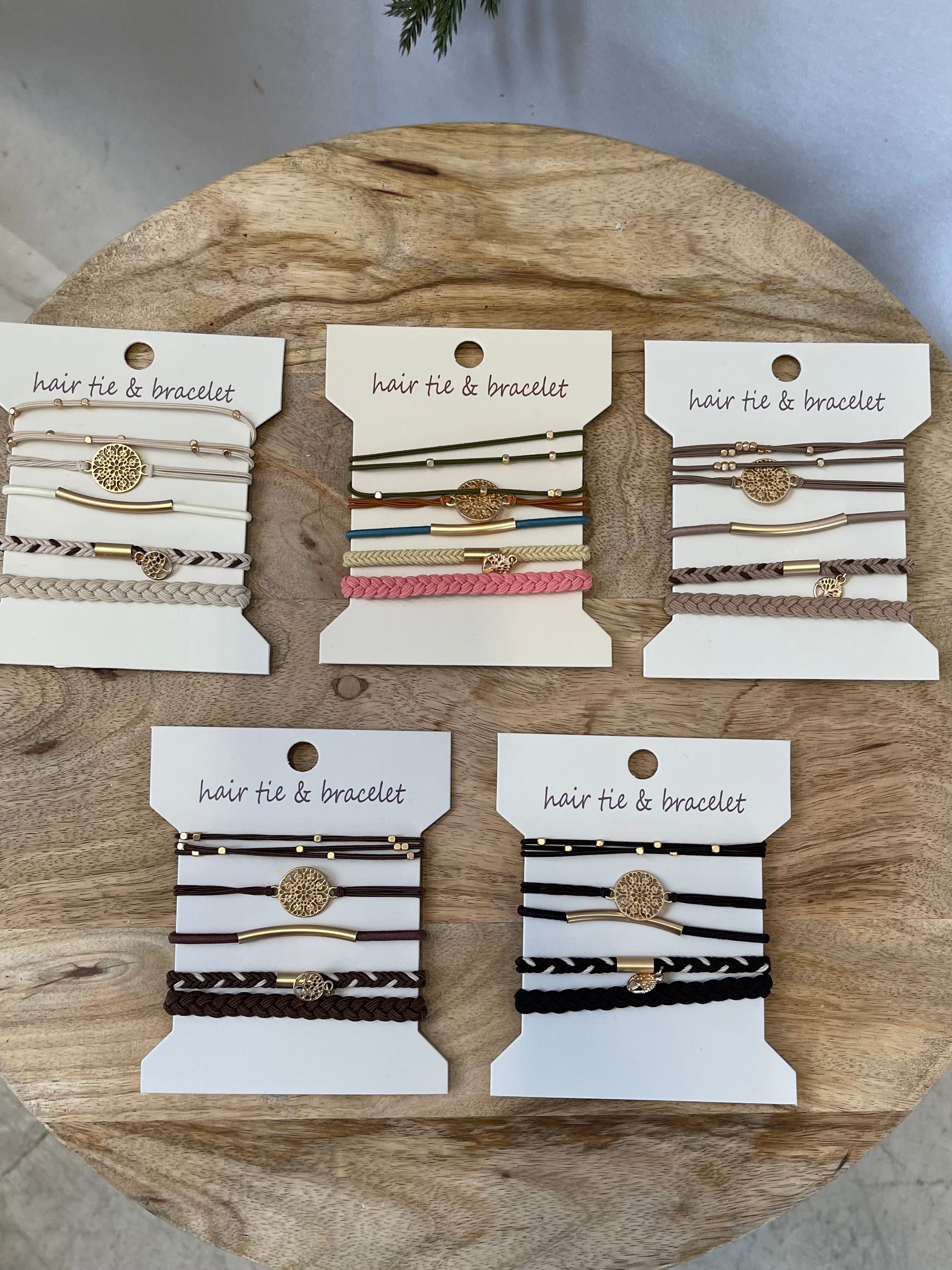 Joss Hair Ties Bracelet-Bracelets-joss-The Silo Boutique, Women's Fashion Boutique Located in Warren and Grand Forks North Dakota