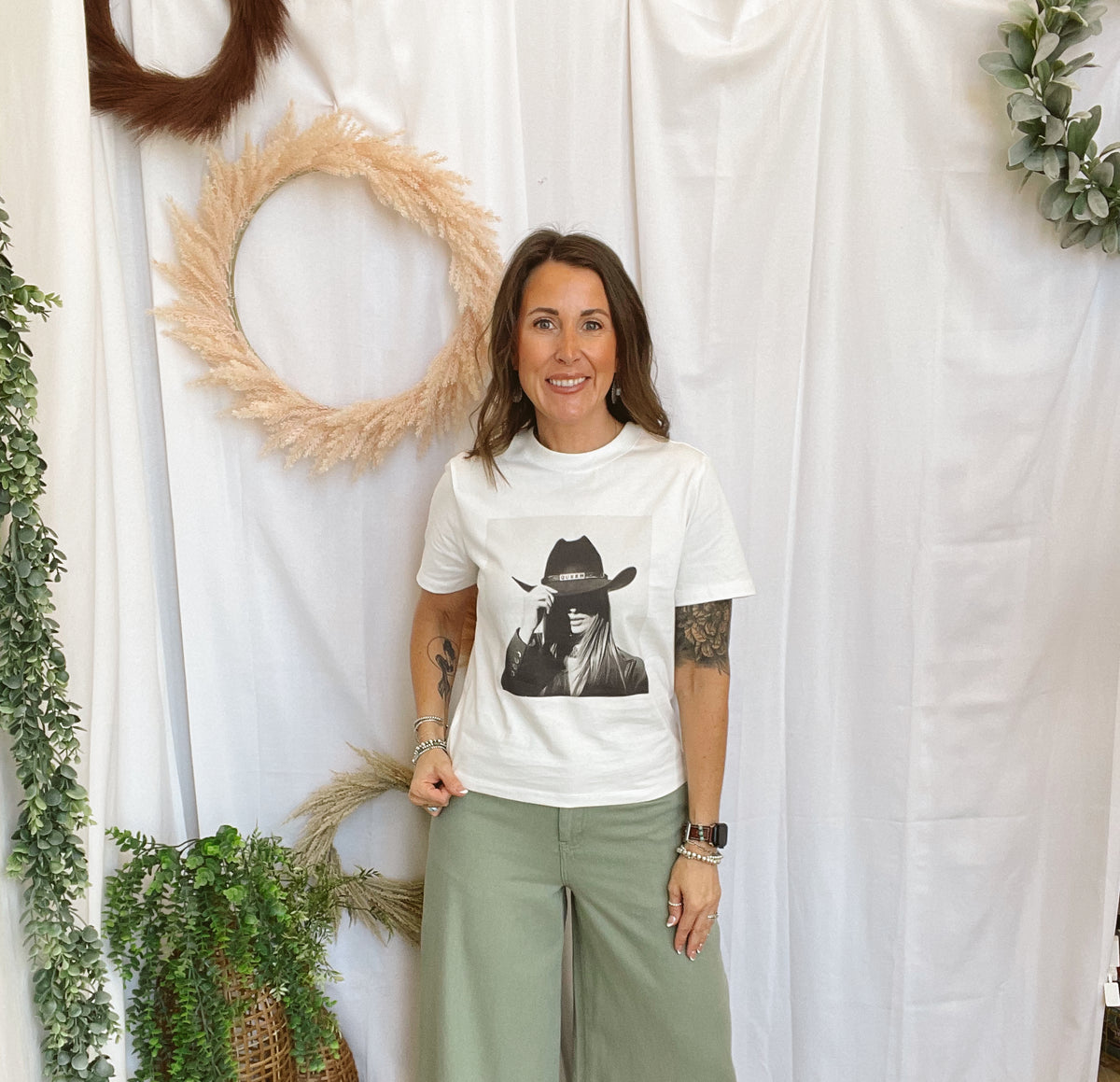 Panache Queen Graphic Tee-Graphic Tees-panache-The Silo Boutique, Women's Fashion Boutique Located in Warren and Grand Forks North Dakota