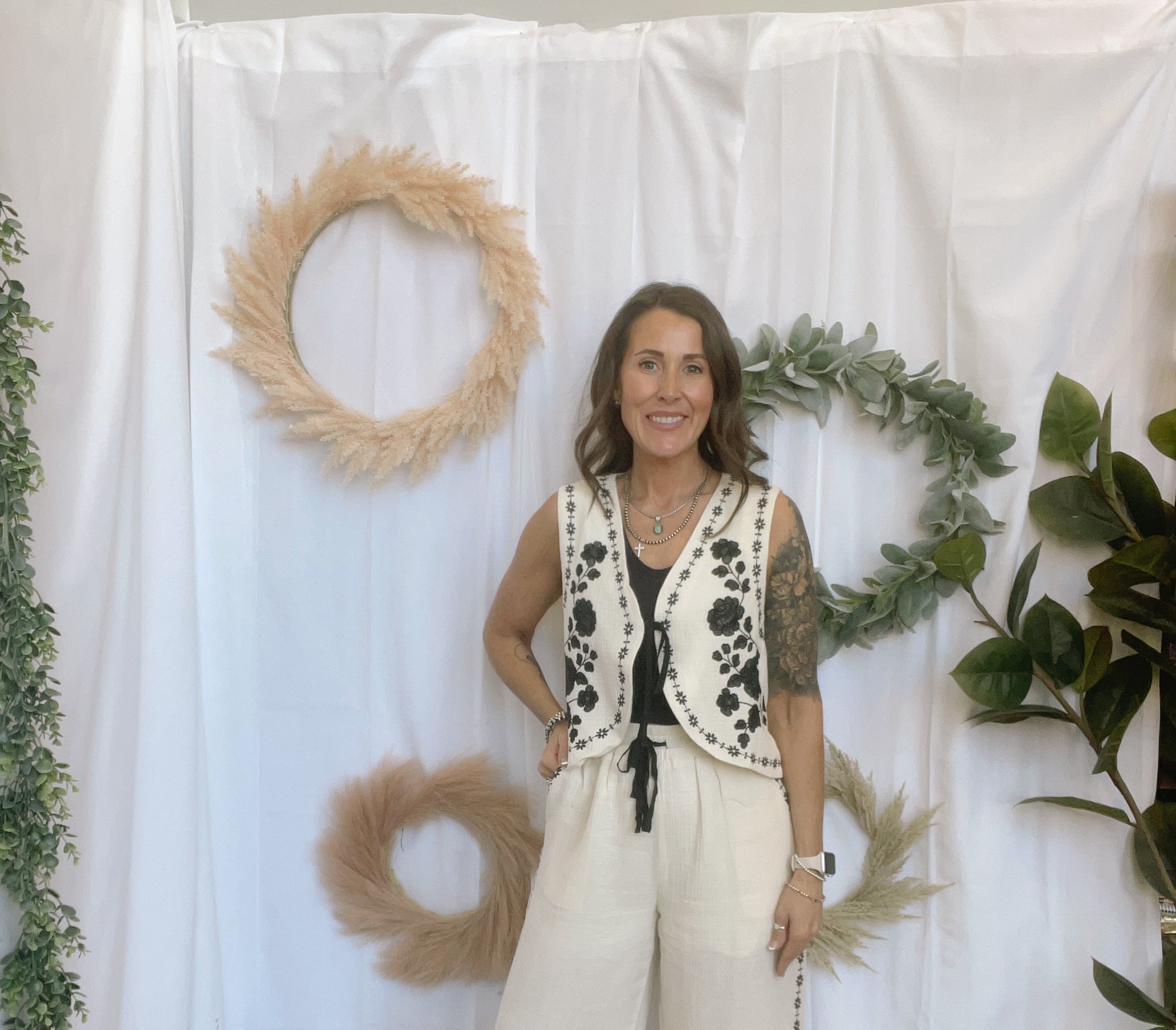 Bonnie Gauze Crop Pants-Final sale-Pants-mystree-The Silo Boutique, Women's Fashion Boutique Located in Warren and Grand Forks North Dakota