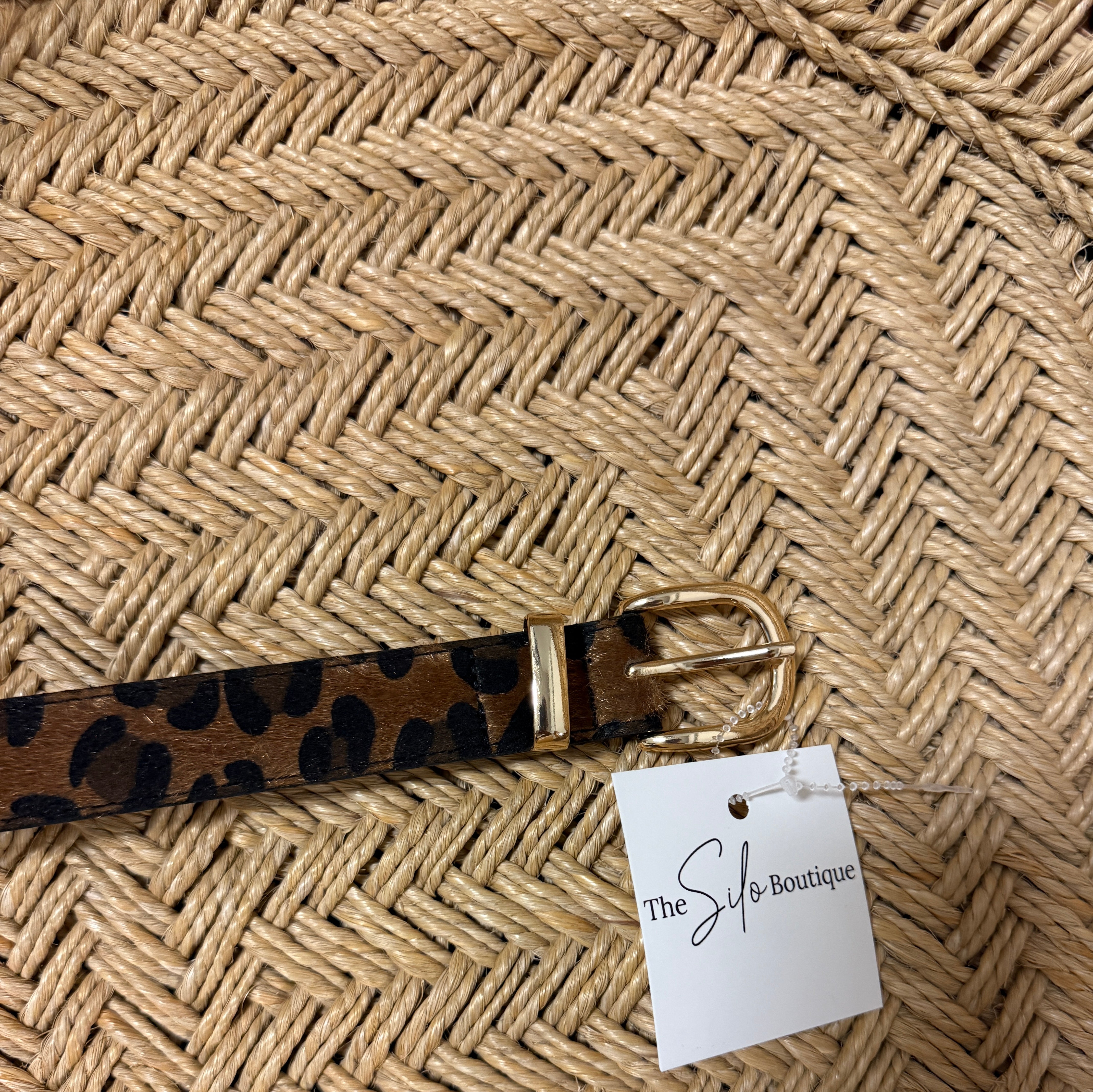 Leopard Faux Fur Belt-Belts-acity-The Silo Boutique, Women's Fashion Boutique Located in Warren and Grand Forks North Dakota