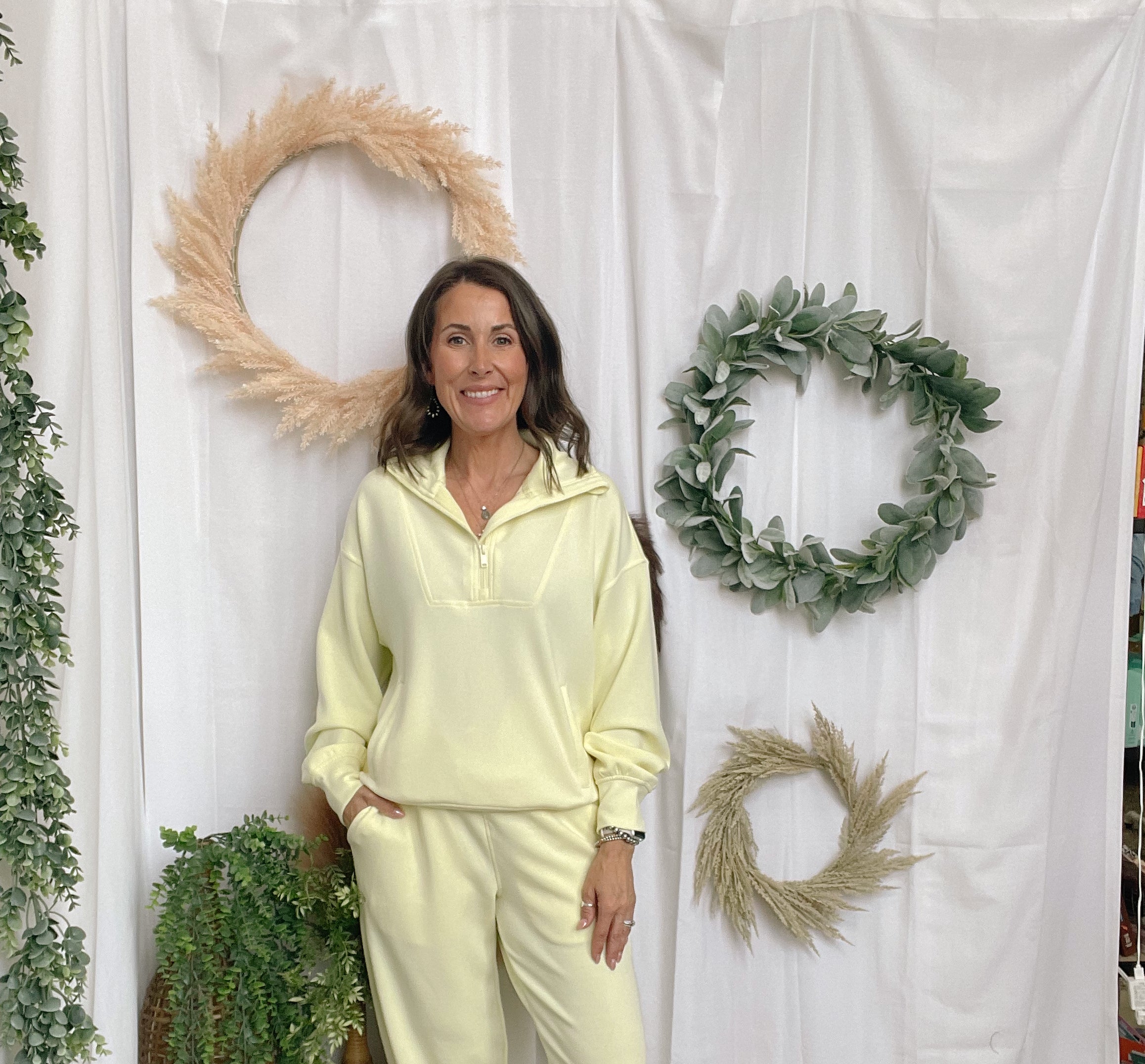 Rae Mode Quarter Zip Scuba Pullover-Lemonilla-Sweatshirts-rae mode-The Silo Boutique, Women's Fashion Boutique Located in Warren and Grand Forks North Dakota