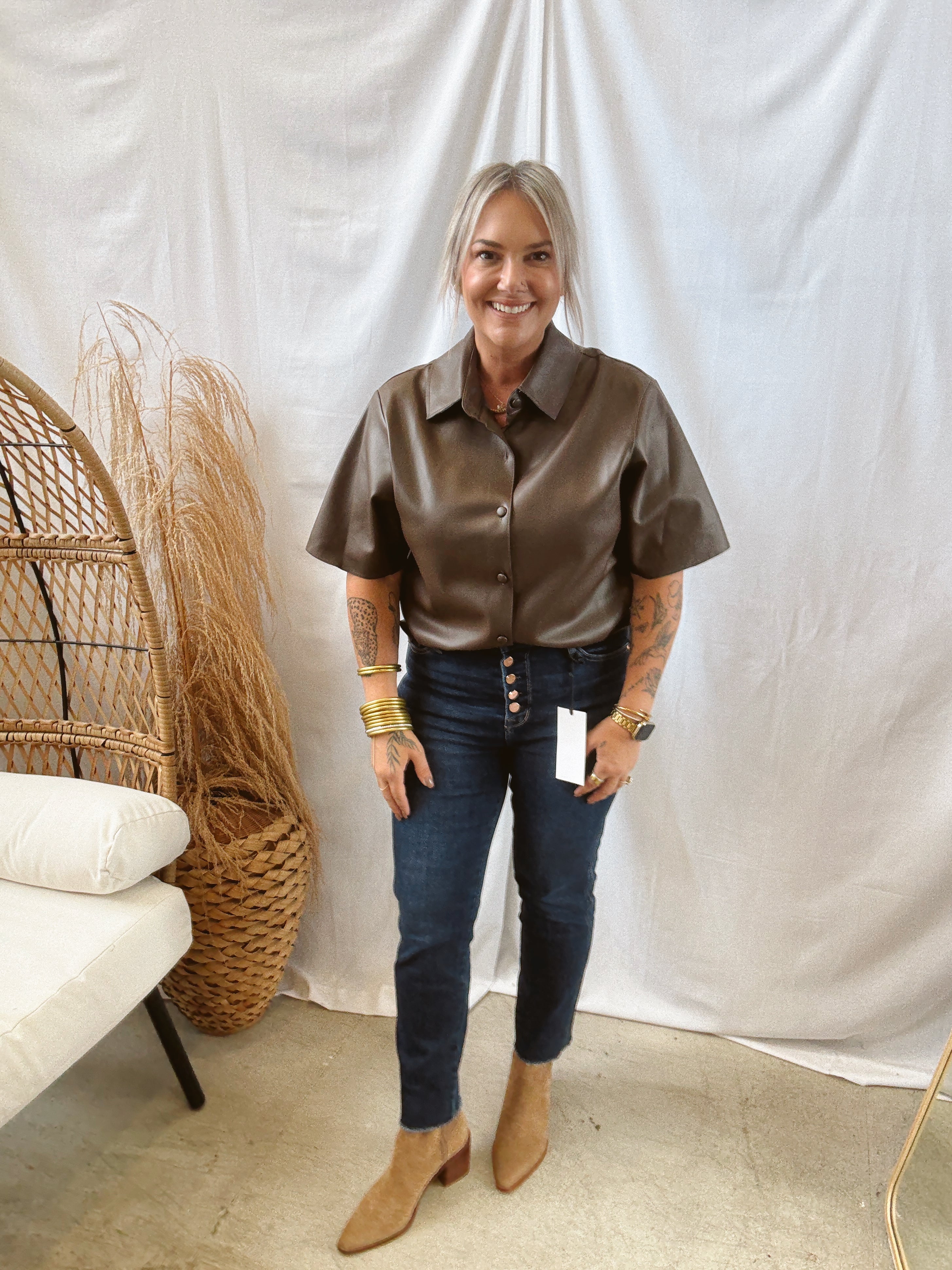 Mica Live In Dark Jeans-Jeans-mica-The Silo Boutique, Women's Fashion Boutique Located in Warren and Grand Forks North Dakota