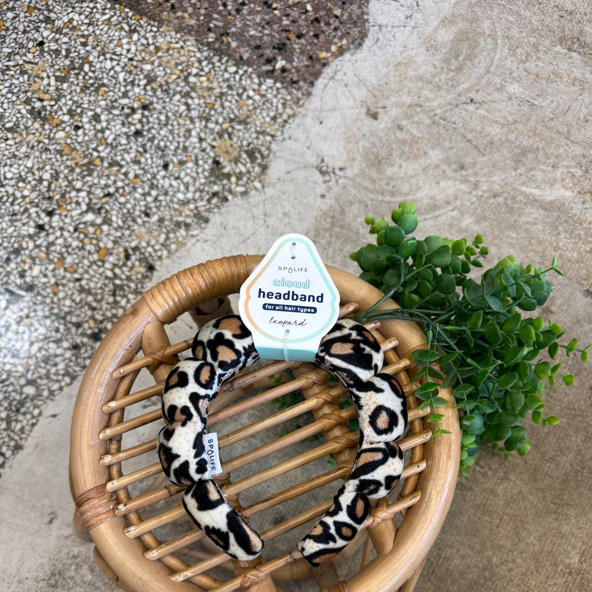 Bubble Headband-Leopard-Hair Accessories-spa life-The Silo Boutique, Women's Fashion Boutique Located in Warren and Grand Forks North Dakota